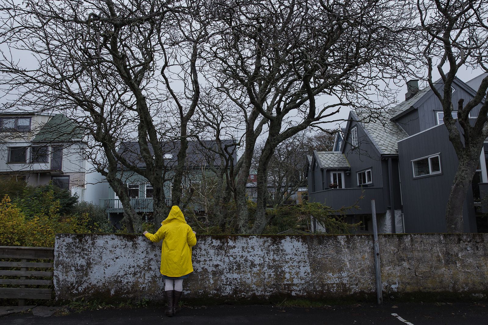 © Eija Mäkivuoti - The Unbearable Lightness of Giving a F**k – A Thousand Faroe Islands: The Yellow Raincoat (Marjun 2), 2017
