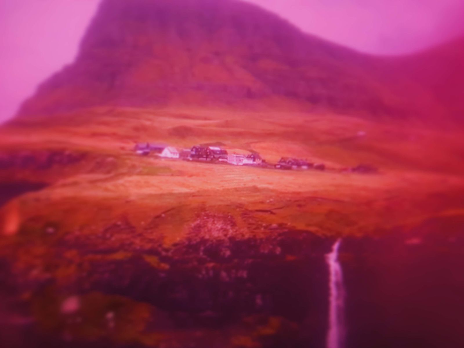 © Eija Mäkivuoti - The Unbearable Lightness of Giving a F**k – A Thousand Faroe Islands: The Generic Landscapes seen through Pink 2, 2018