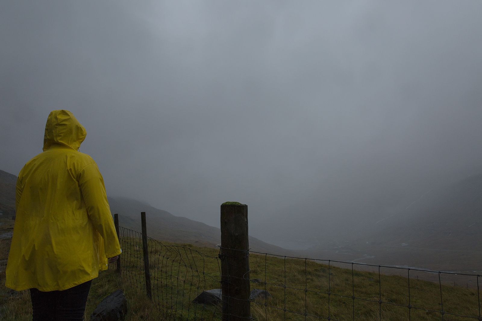 © Eija Mäkivuoti - The Unbearable Lightness of Giving a F**k – A Thousand Faroe Islands: The Yellow Raincoat (Urd 3), 2017