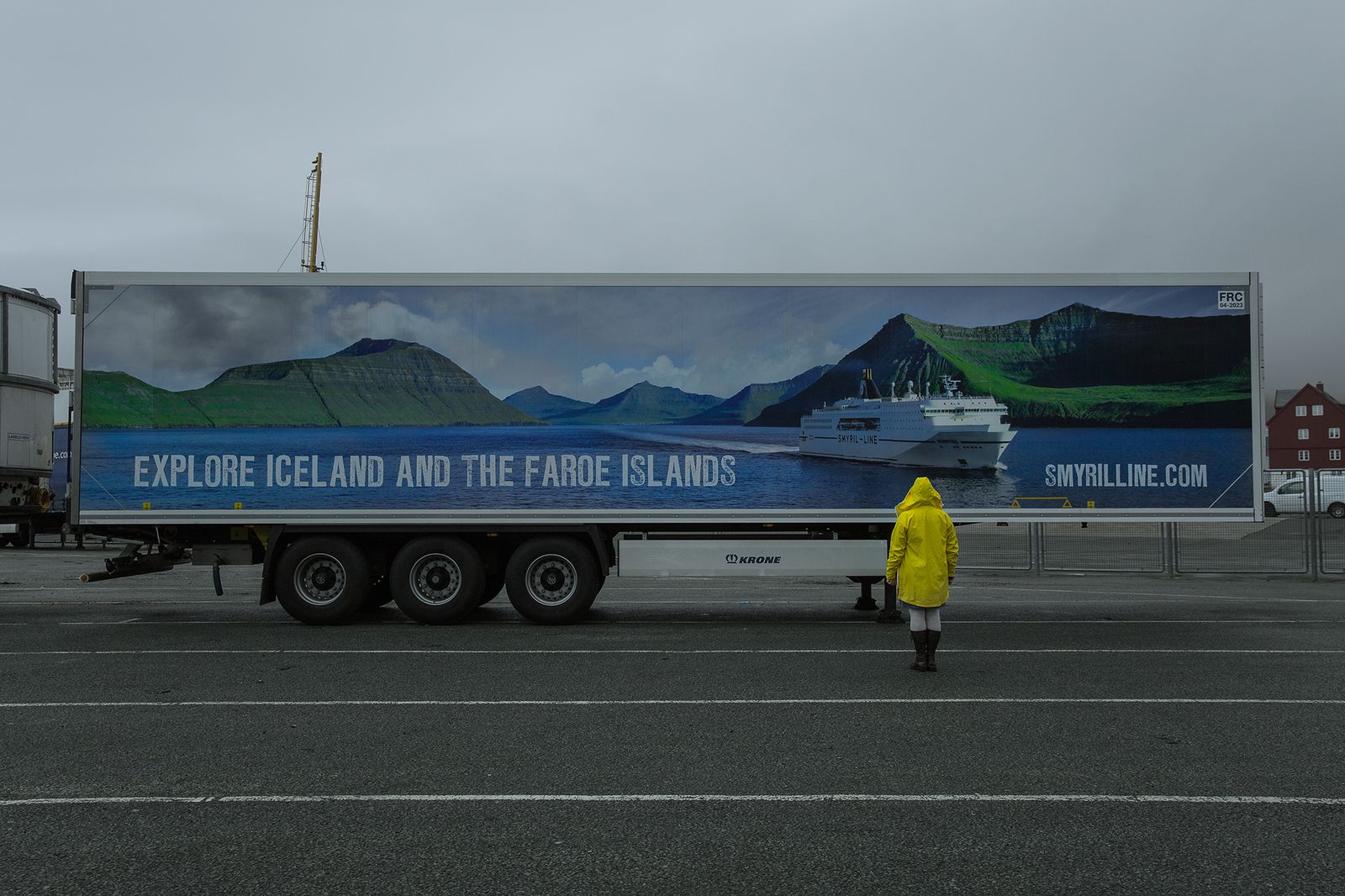 © Eija Mäkivuoti - The Unbearable Lightness of Giving a F**k – A Thousand Faroe Islands: The Yellow Raincoat (Marjun 1), 2017