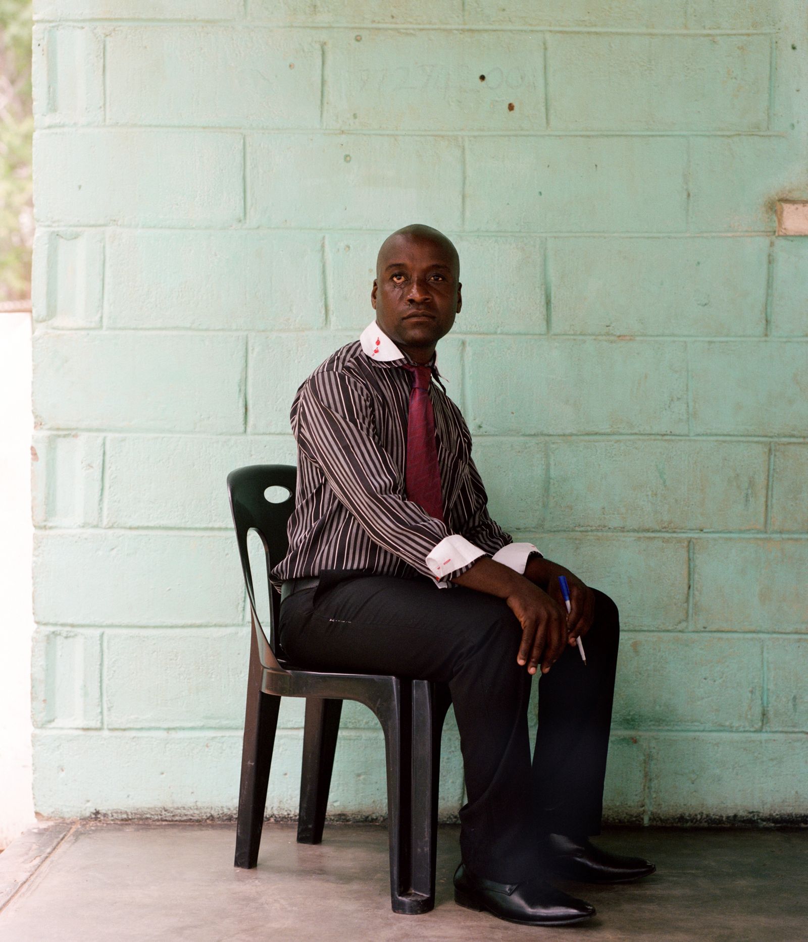 © Jono Terry - John Sibanda, a teacher at The Great Light Primary School, the newest Christian school in Kariba.