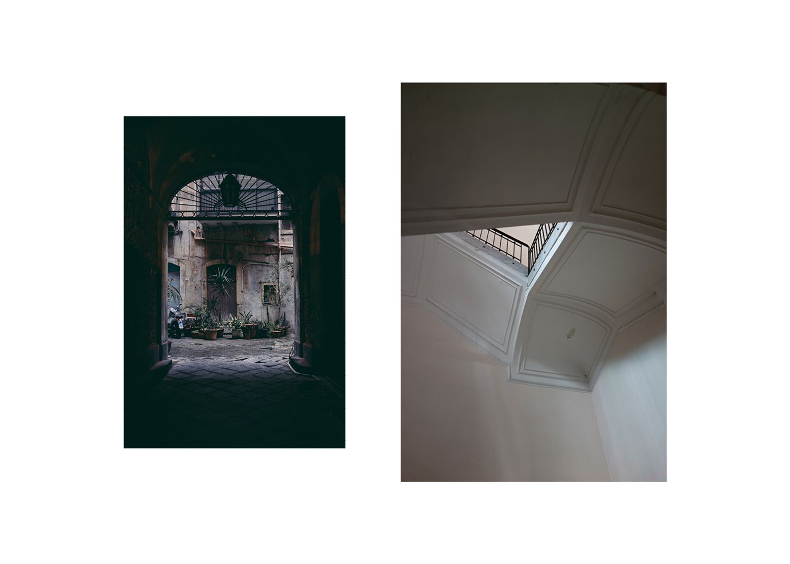 © Francesca Todde - The courtyard and stairs of Goliarda’s family home, Catania