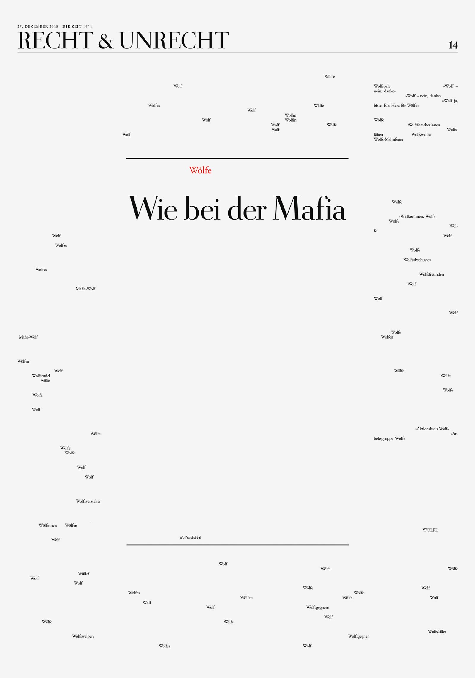 © Hannes Jung - Newspaper "Die Zeit", title: "Like the mafia"