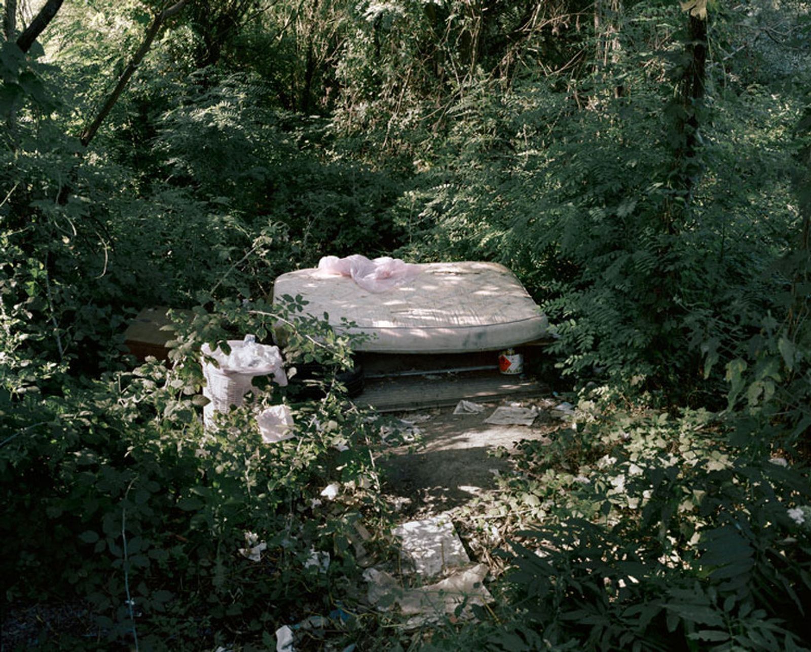 © Paolo Patrizi - An open-air room used by sex workers in a field on the outskirts of the city,Rome, Italy