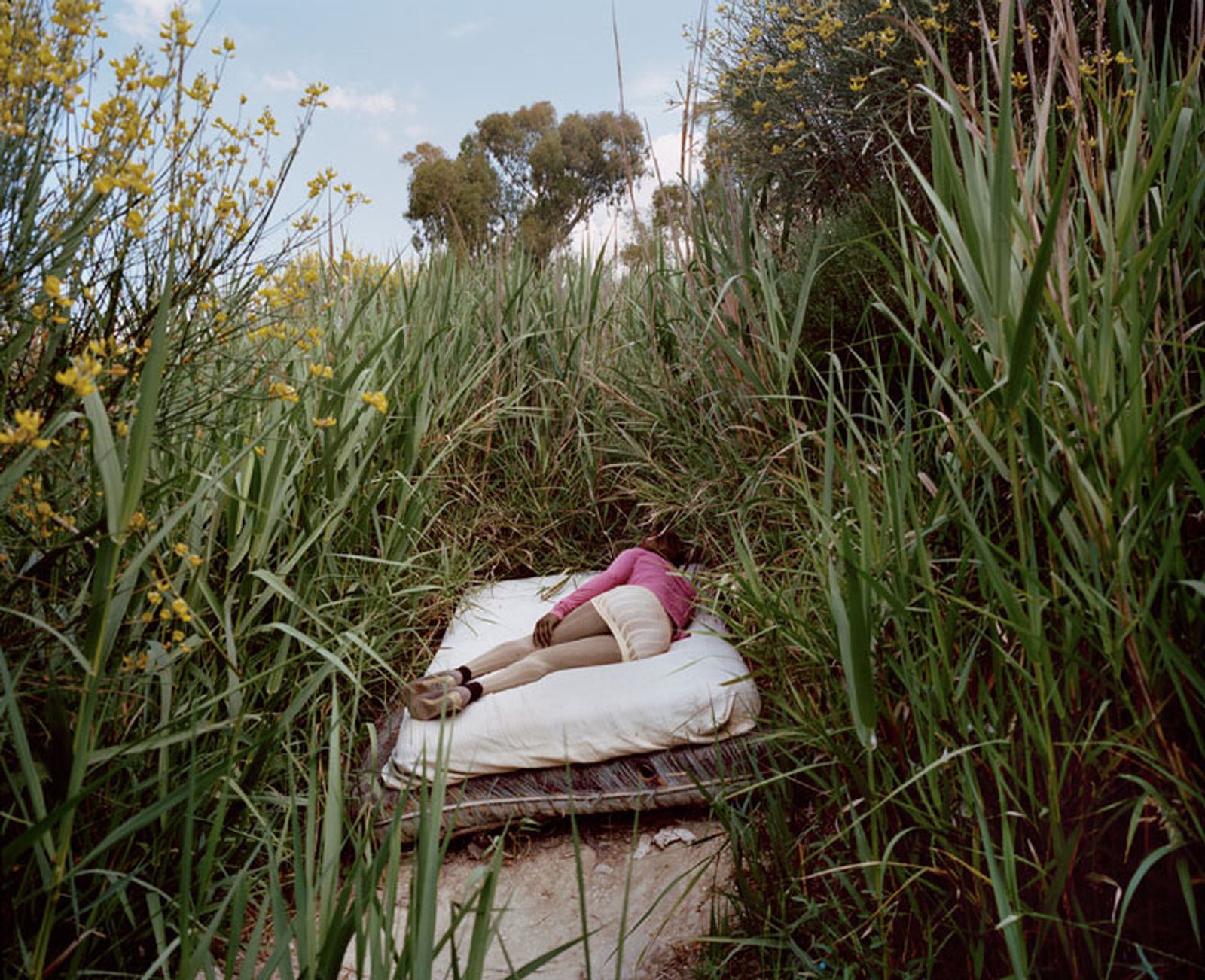© Paolo Patrizi - Anna, a sex worker, on her makeshift bed, Rome, Italy