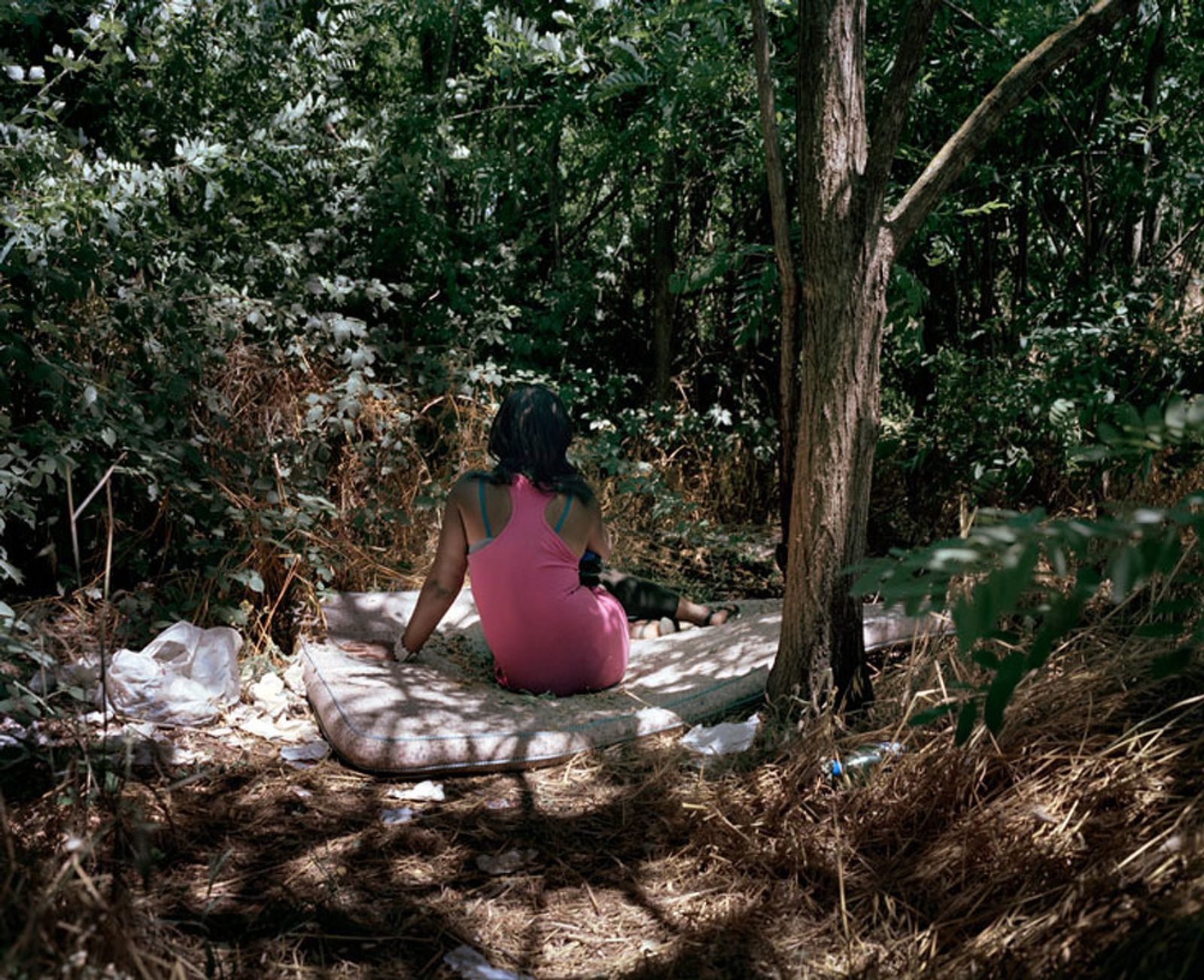 © Paolo Patrizi - Makena, a sex worker, on her makeshift bed