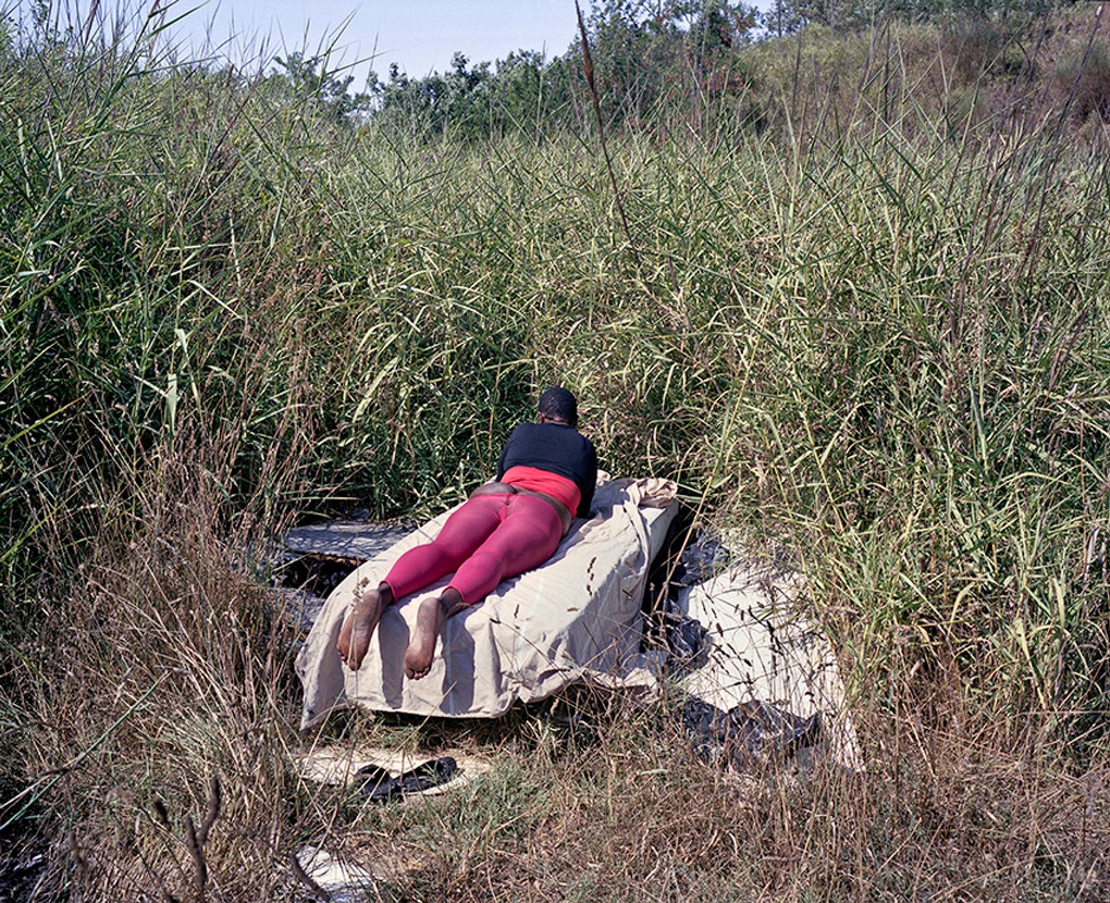 © Paolo Patrizi - Francesca, a sex worker, on her makeshift bed