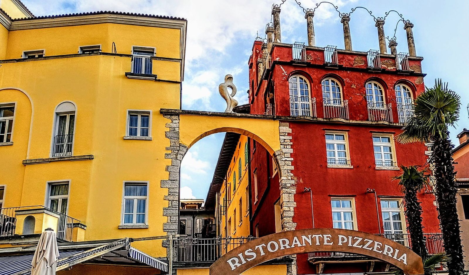 © Jürgen Joherl - The Italian way..old colourful hotels & restaurants @Riva del Garda, Italy