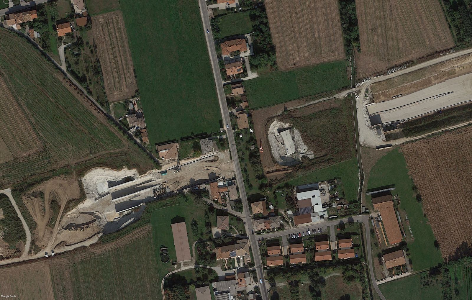 © Matteo De Mayda - Satellite Picture of the Superstrada Pedemontana Veneta in Mussolente (VI). Image by DeFrost Studio.