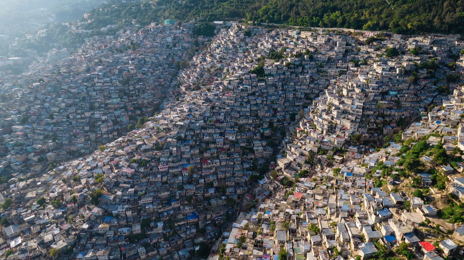 © RODRIGO ABD - A view of the densely populated Jalousie neighborhood of Port-au-Prince, Tuesday, Sept. 28, 2021.