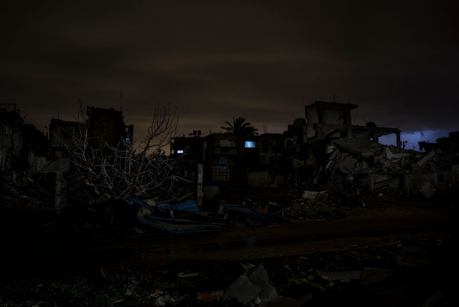 © Gianluca Panella - Beit Hanoun, Bura. Thunderstorm close to the buffer-zone.