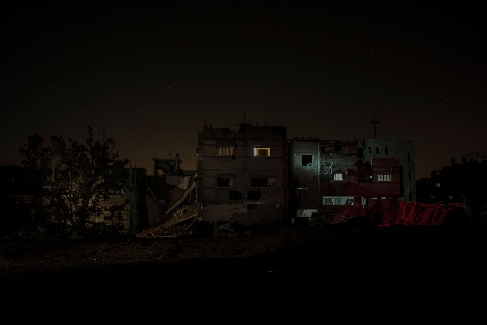 © Gianluca Panella - Image from the Gaza BlackOut photography project