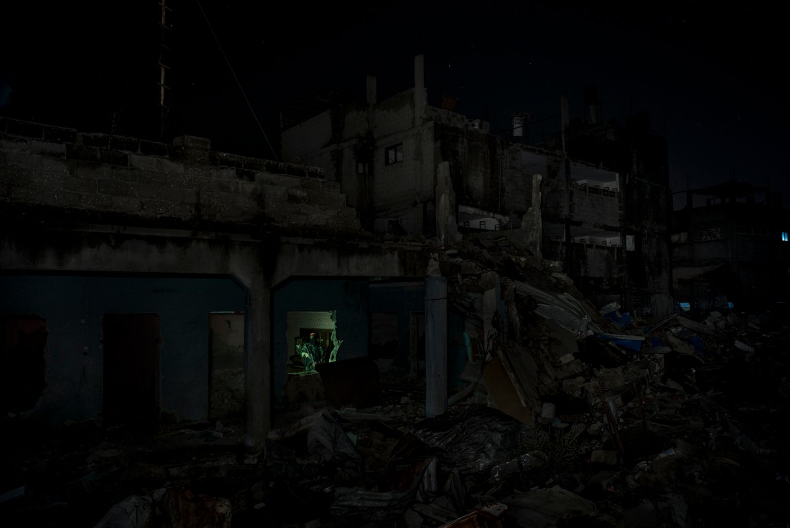 © Gianluca Panella - Image from the Gaza BlackOut photography project