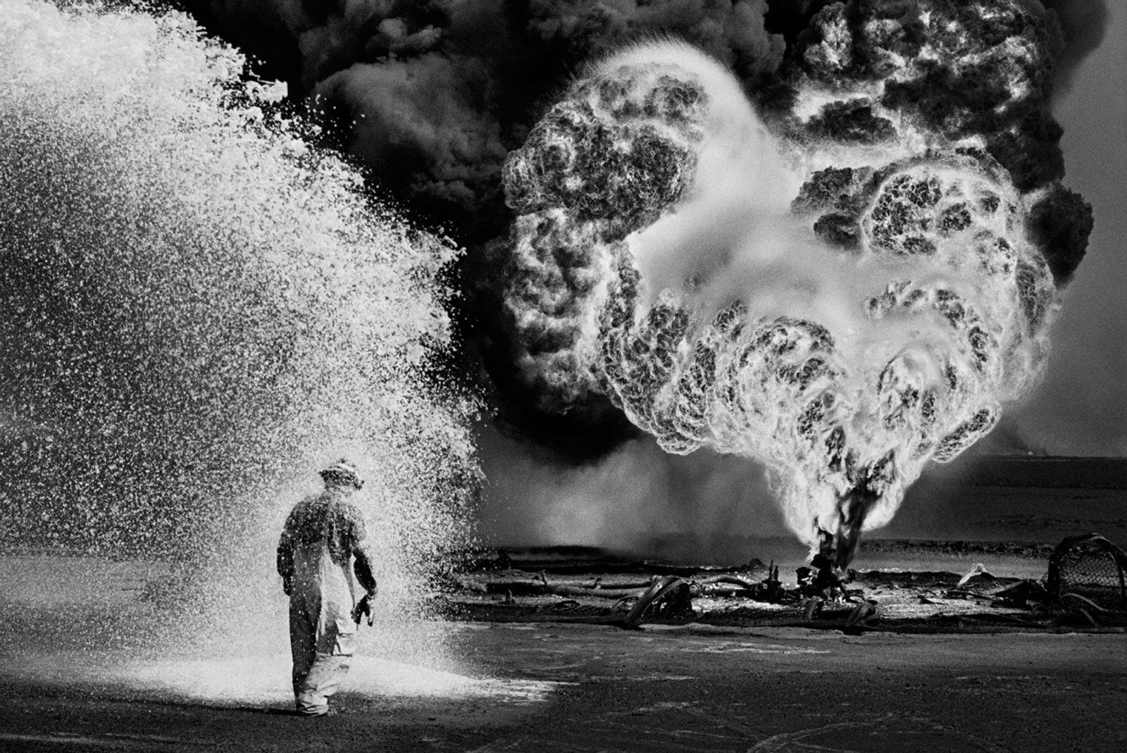 © Sebastião Salgado, from the series, Kuwait: A Desert on Fire