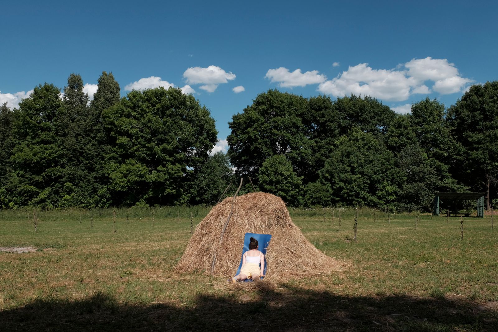 © Elena Kholkina - Self-portrait in a haystack
