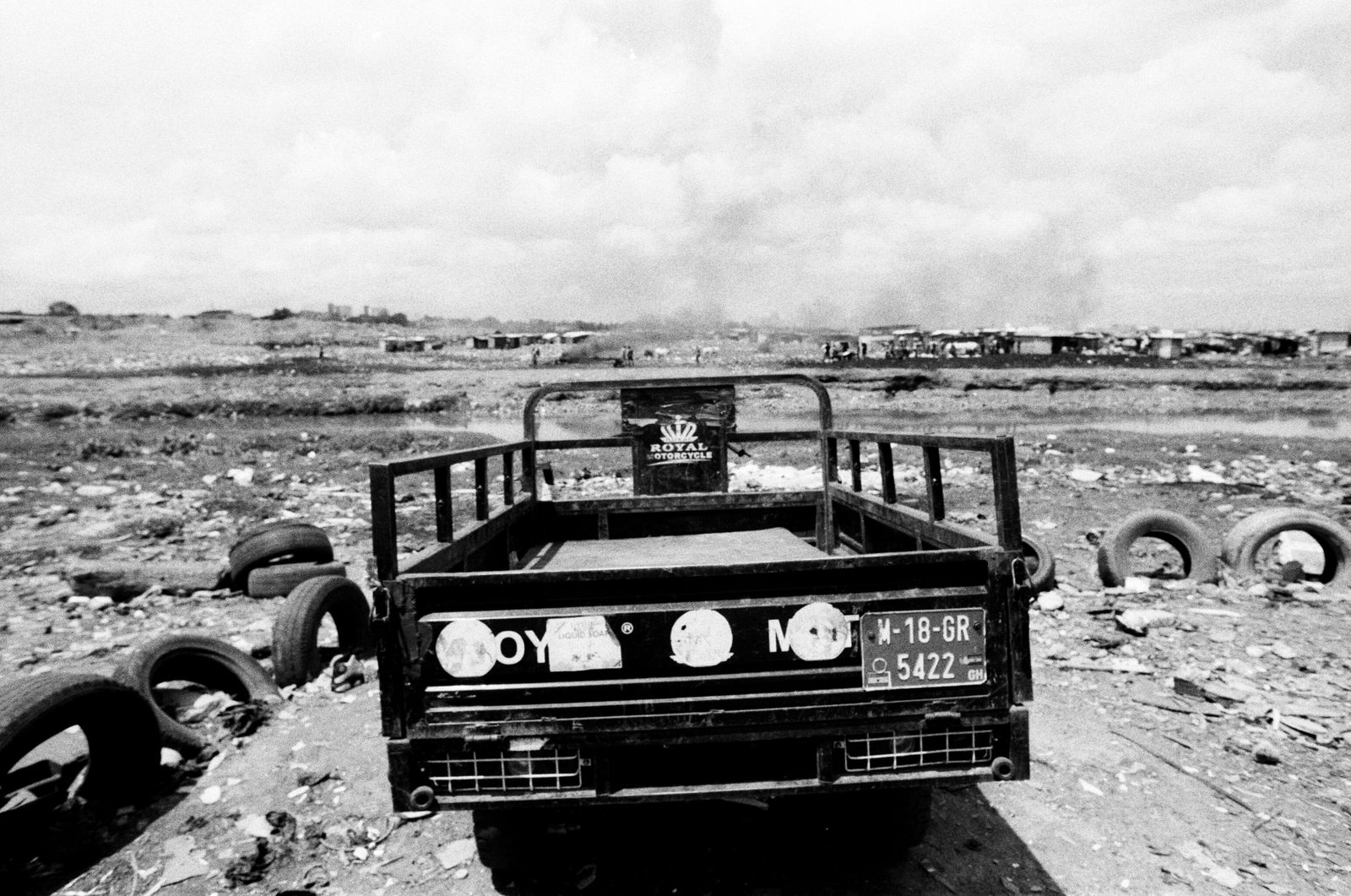 © carolina rapezzi - Accra, Agbogbloshie. View of "Kilimanjaro" from Sodom and Gomorrah slum.