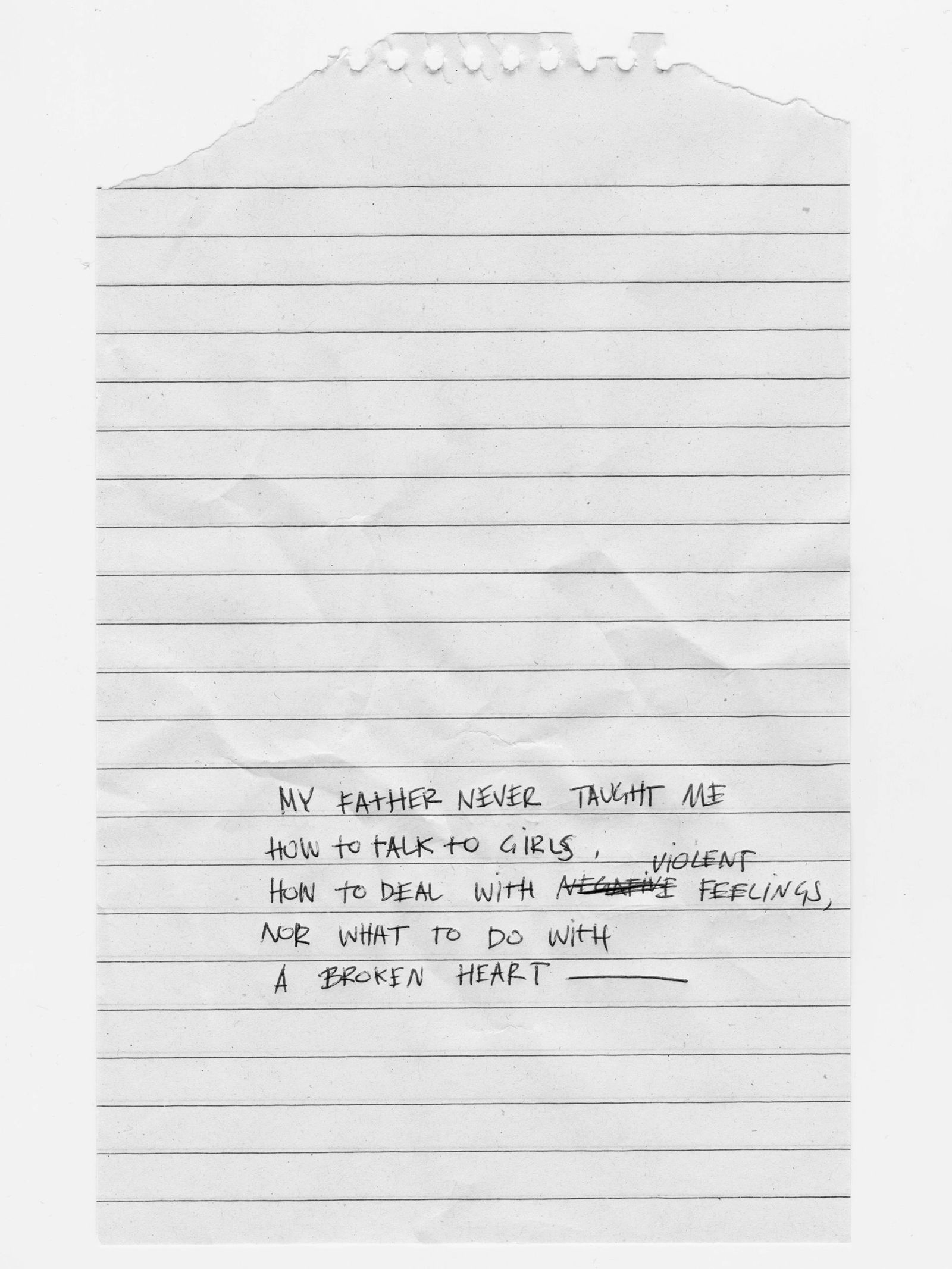 © Emanuele Moi - This is a note that is somehow about intergenerational damage and the inheritance of emotional incompetence