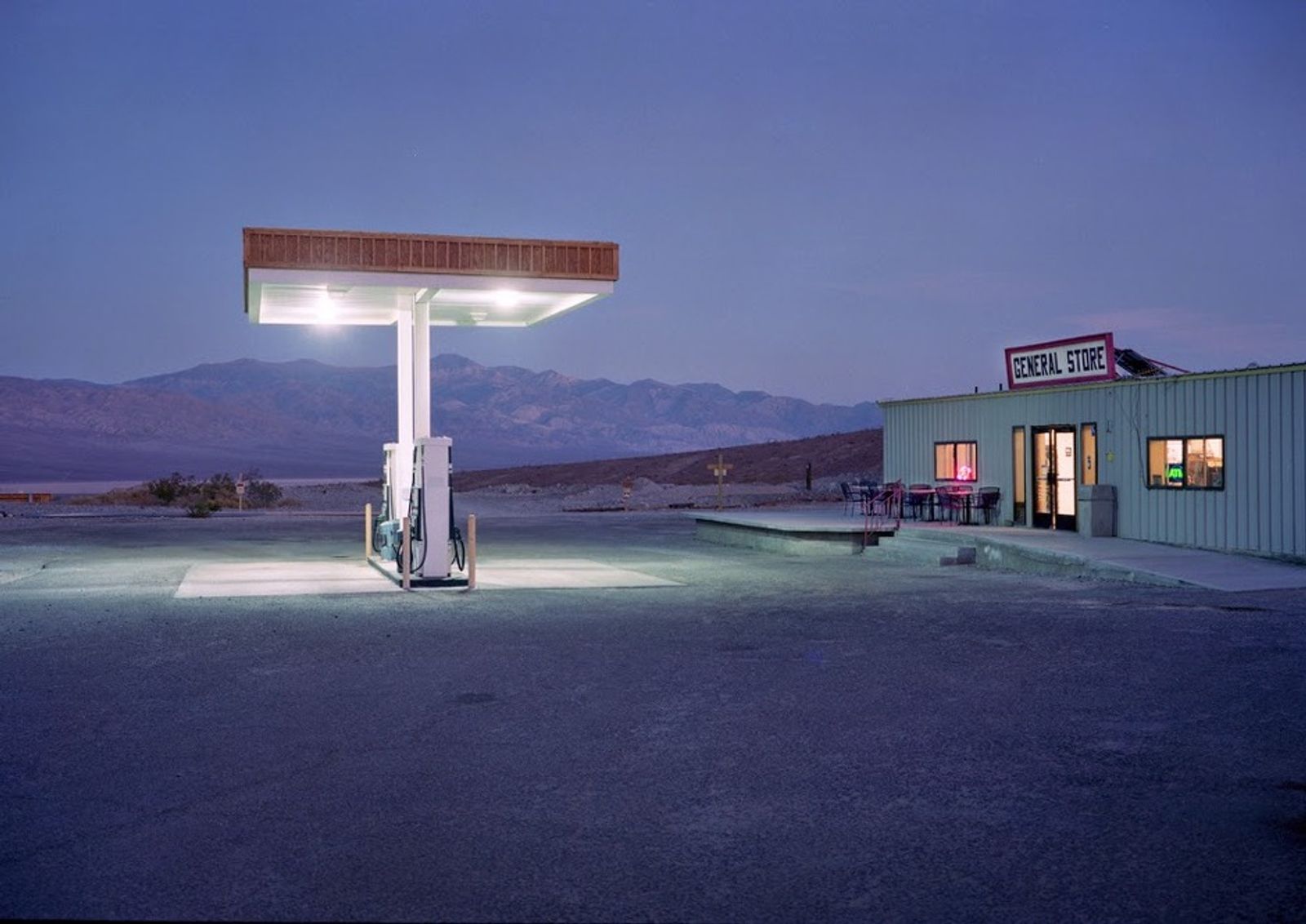 © Marcus Doyle - Gas Pump and store. Pannamint Springs.