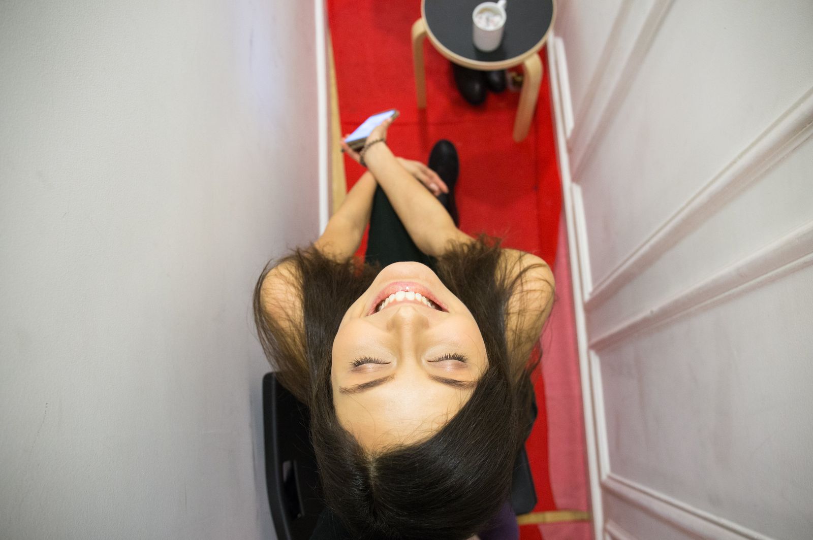 © Claudia Cuomo - Agata is smiling at me when the working day is almost over.