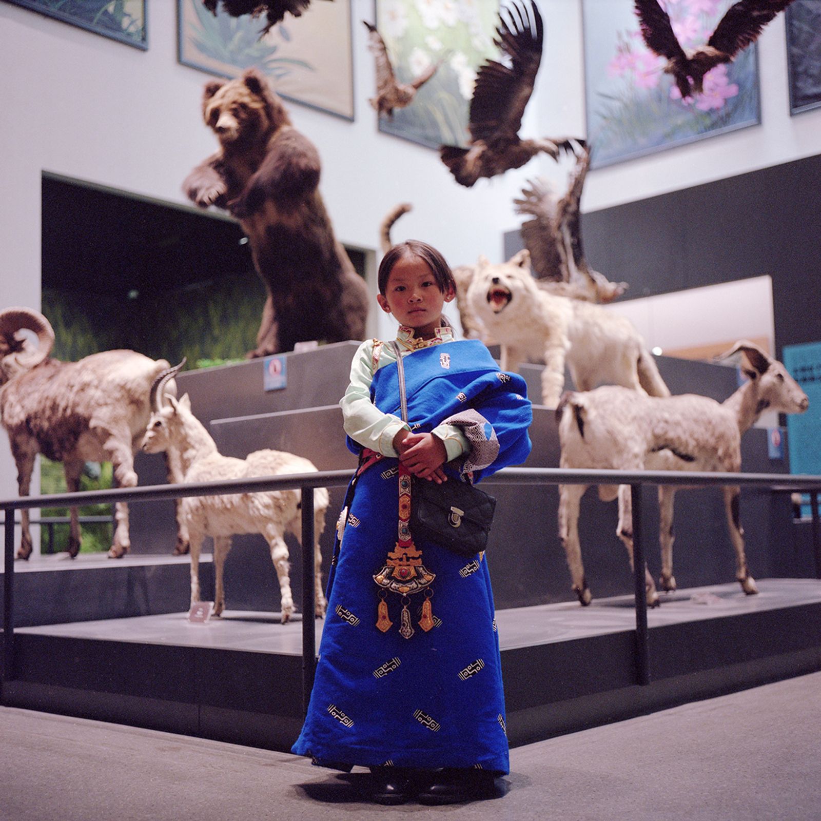 © Hao Wu - A little girl in the museum. Yushu city, Tibetan Autonomous Prefecture of Yushu, Qinghai province, China, 2019.