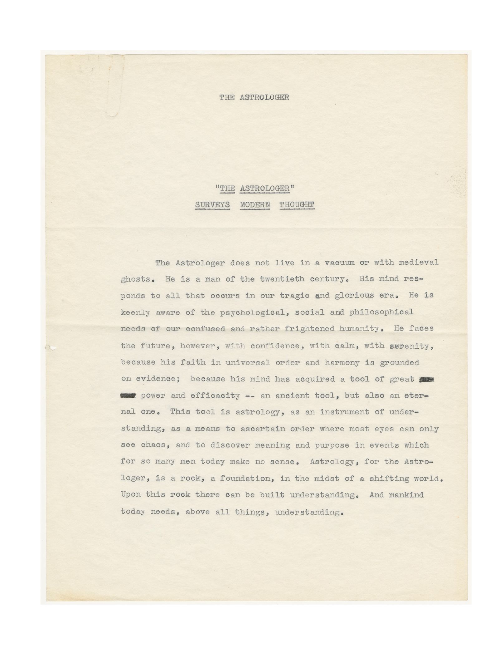 Part of Fortune and Part of Spirit PhMuseum