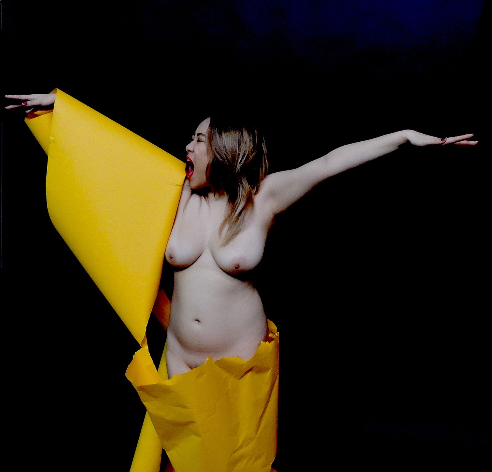 © Frederic Crist - Image from the Yellow and Red Paper Performances photography project