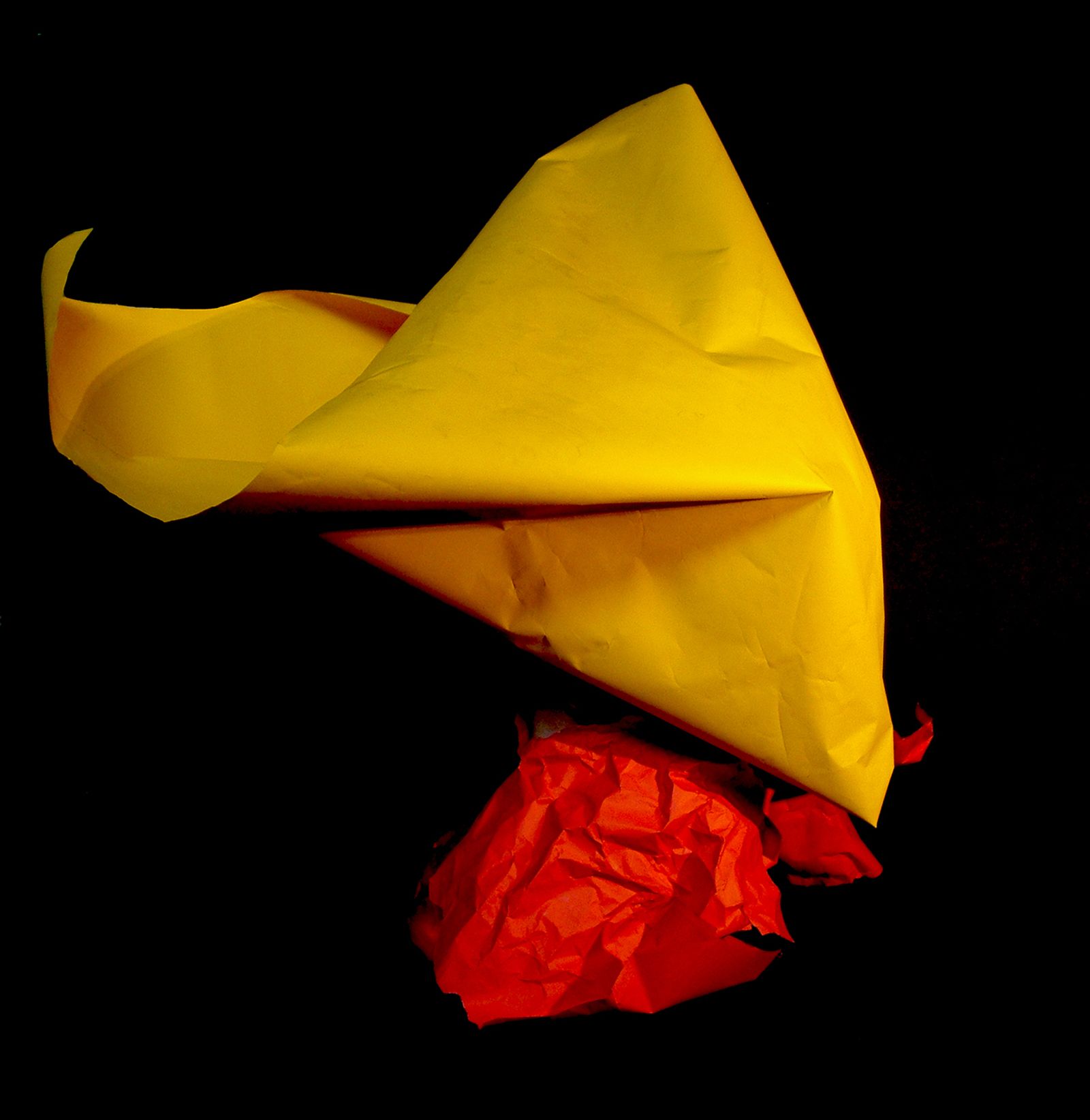 © Frederic Crist - Image from the Yellow and Red Paper Performances photography project