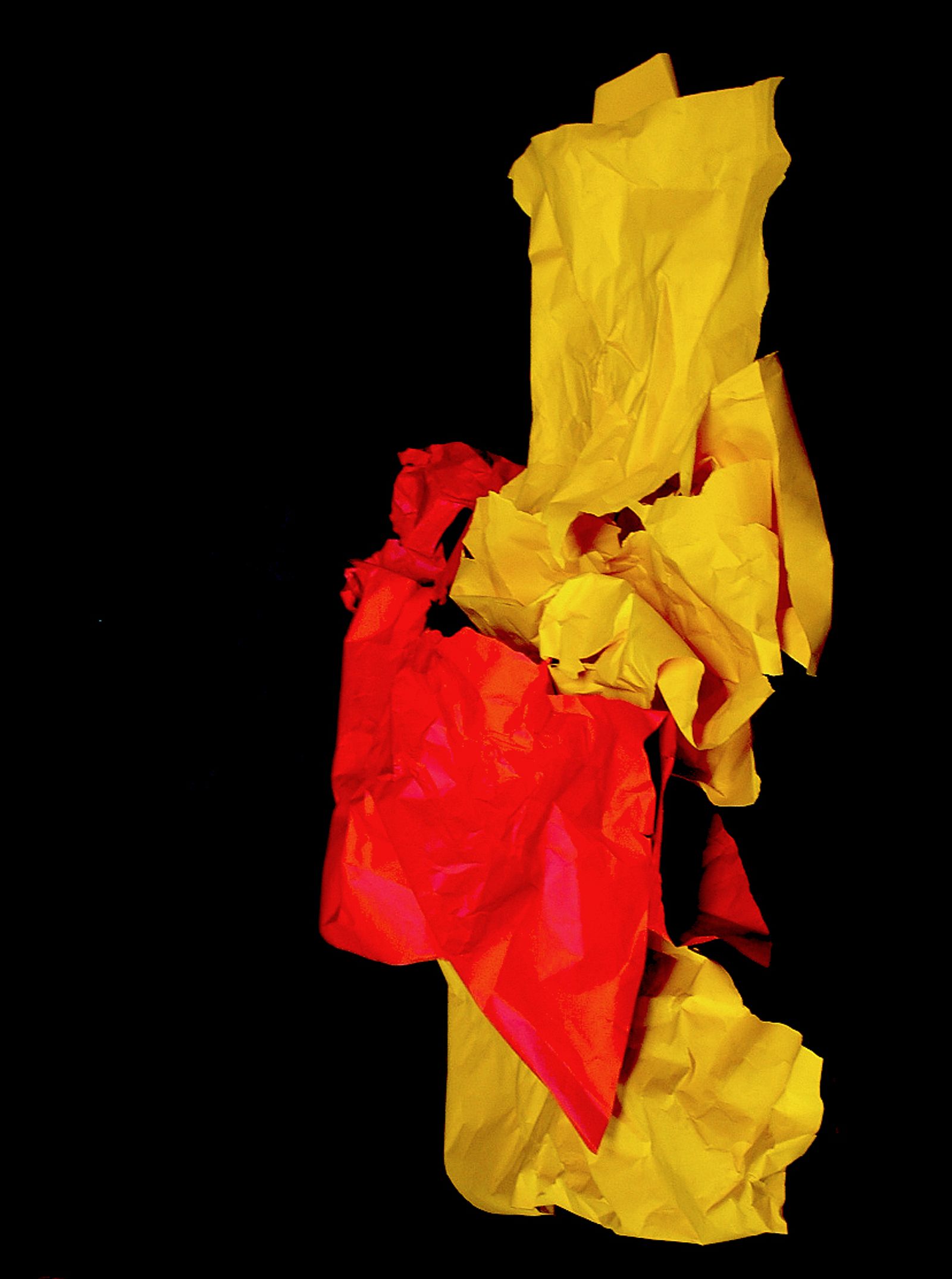 © Frederic Crist - Image from the Yellow and Red Paper Performances photography project
