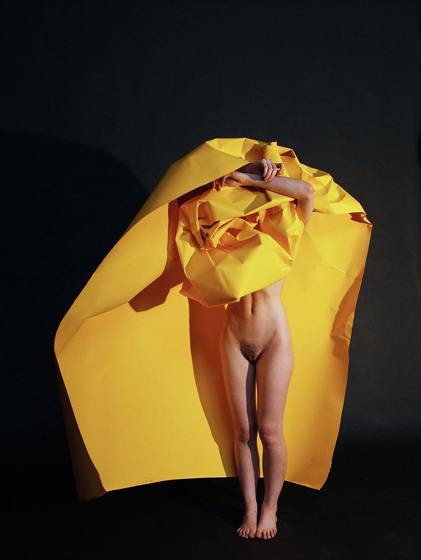 © Frederic Crist - Image from the Yellow and Red Paper Performances photography project