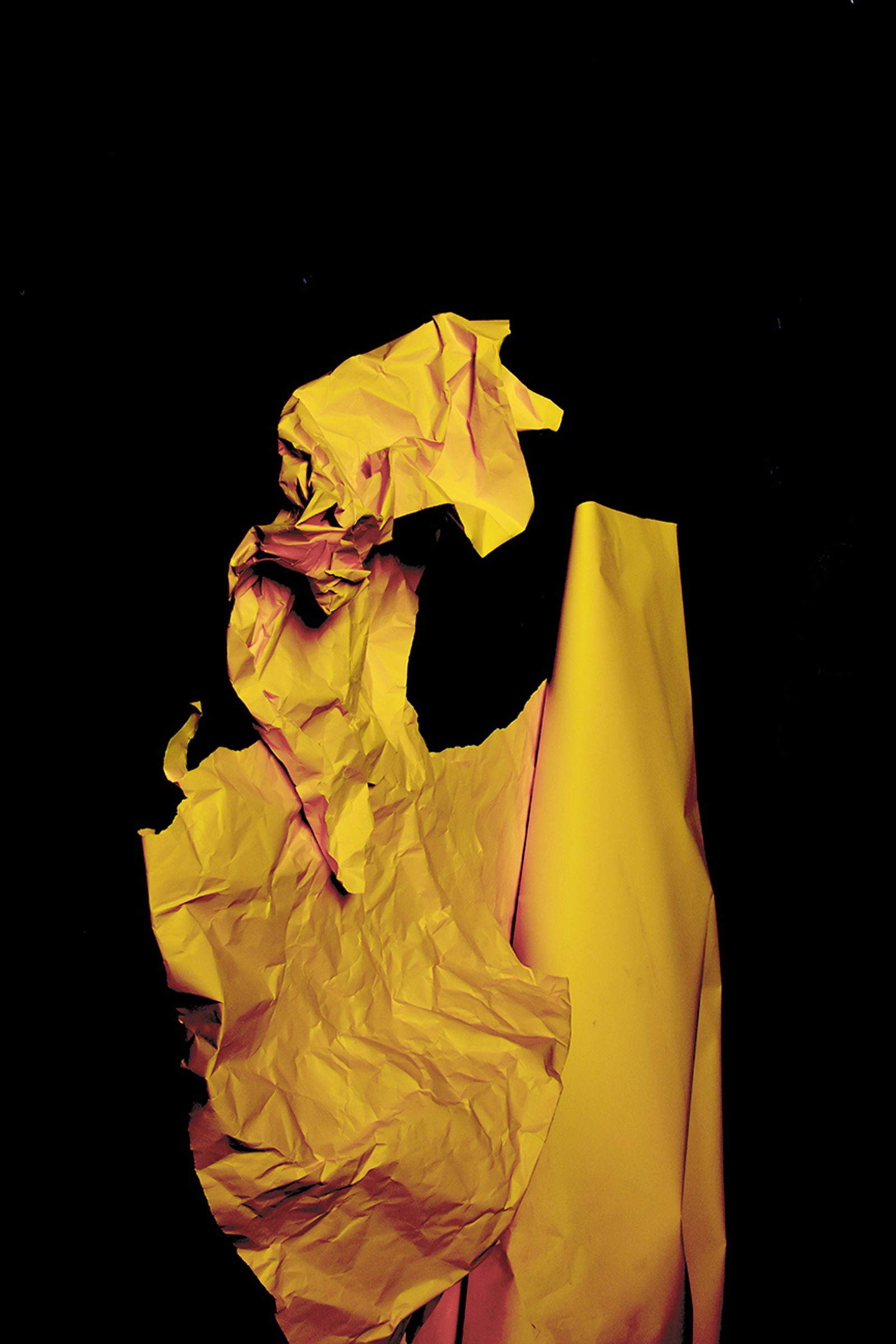 © Frederic Crist - Image from the Yellow and Red Paper Performances photography project