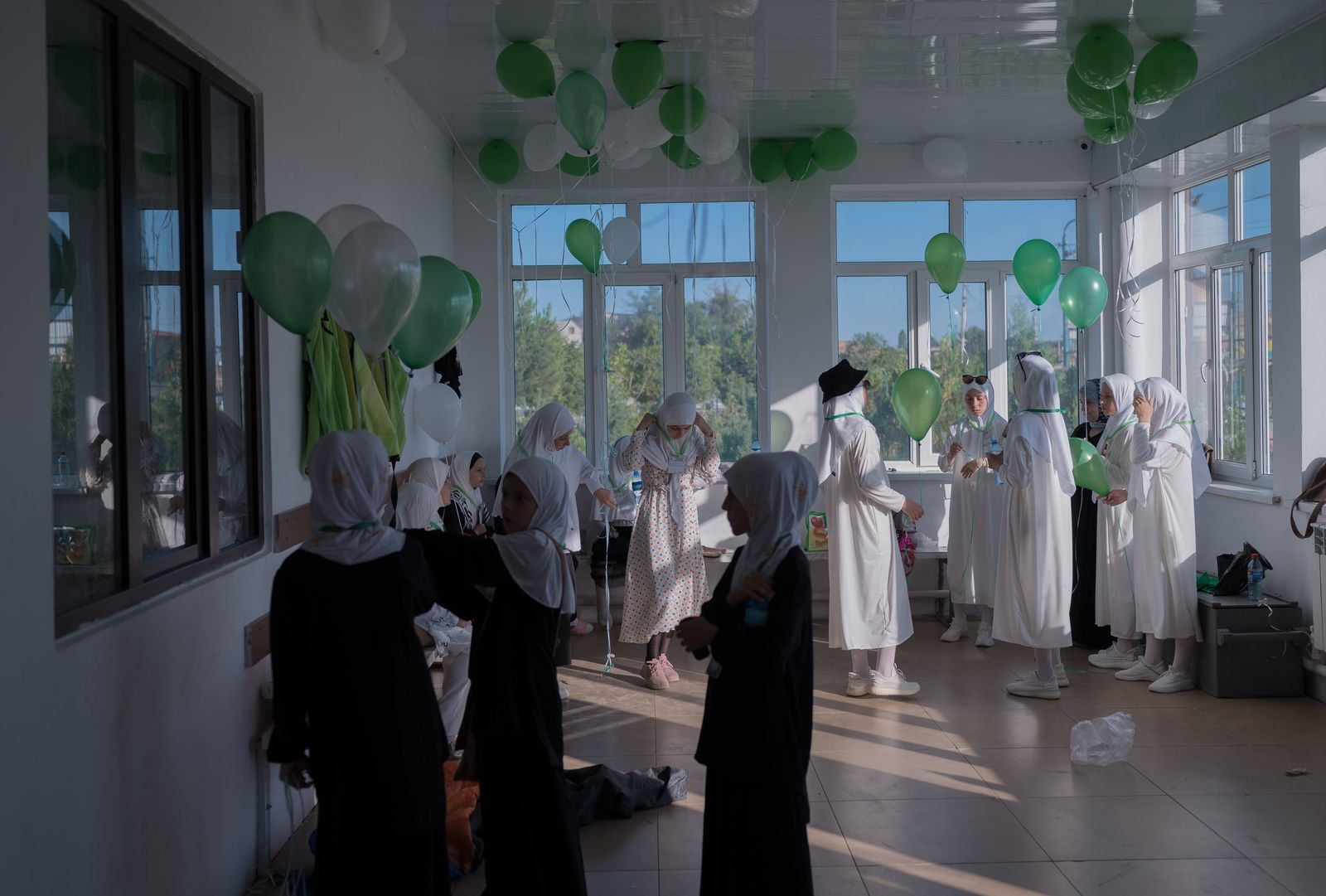 © Gadjieva Madina - The madrasa students in the village of Manaskent are preparing for celebration Eid al-Adha (the Islamic Feast of Sacrifice).