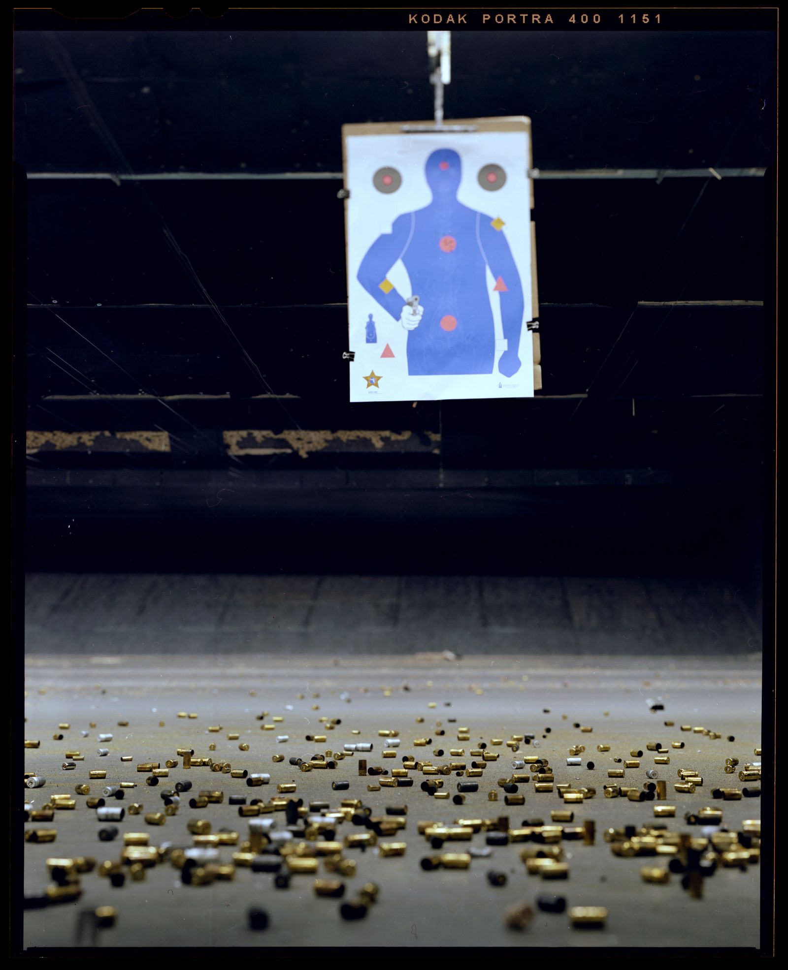 © Christian K. Lee - Shells on a gun range floor.