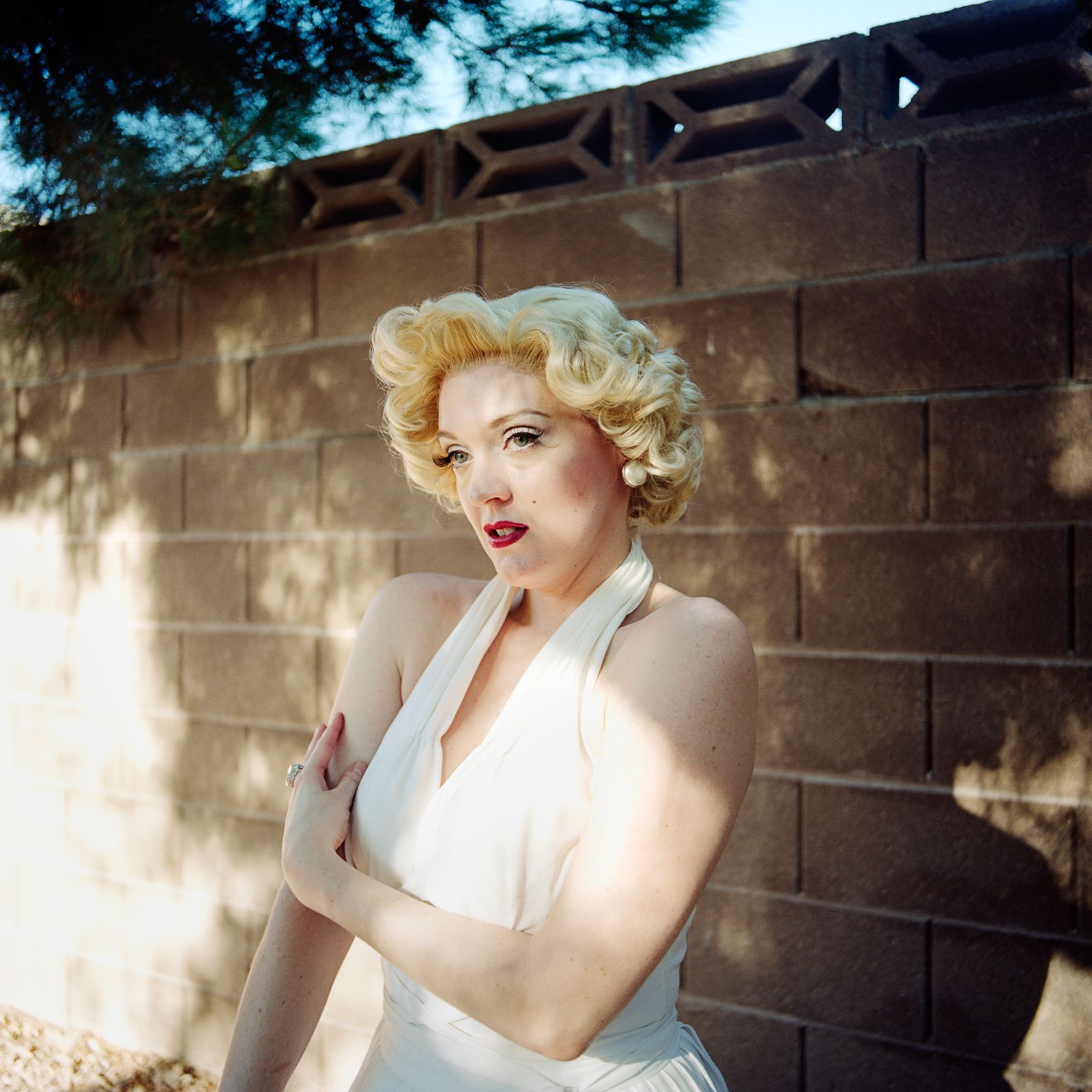 © Emily Berl - Catherine as Marilyn Monroe, Las Vegas, NV, 2014.