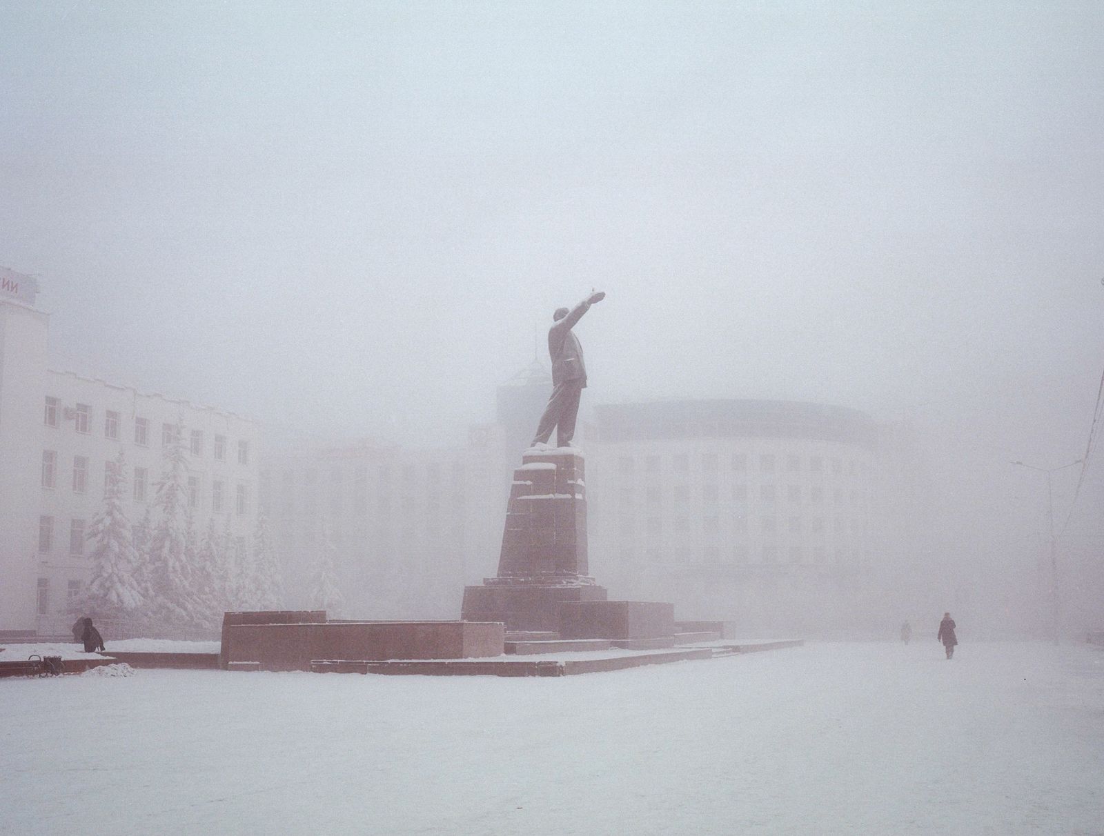 © alexis pazoumian - Lenin Square, the location of the place of communist demonstration. From Yakutsk © Alexis Pazoumian