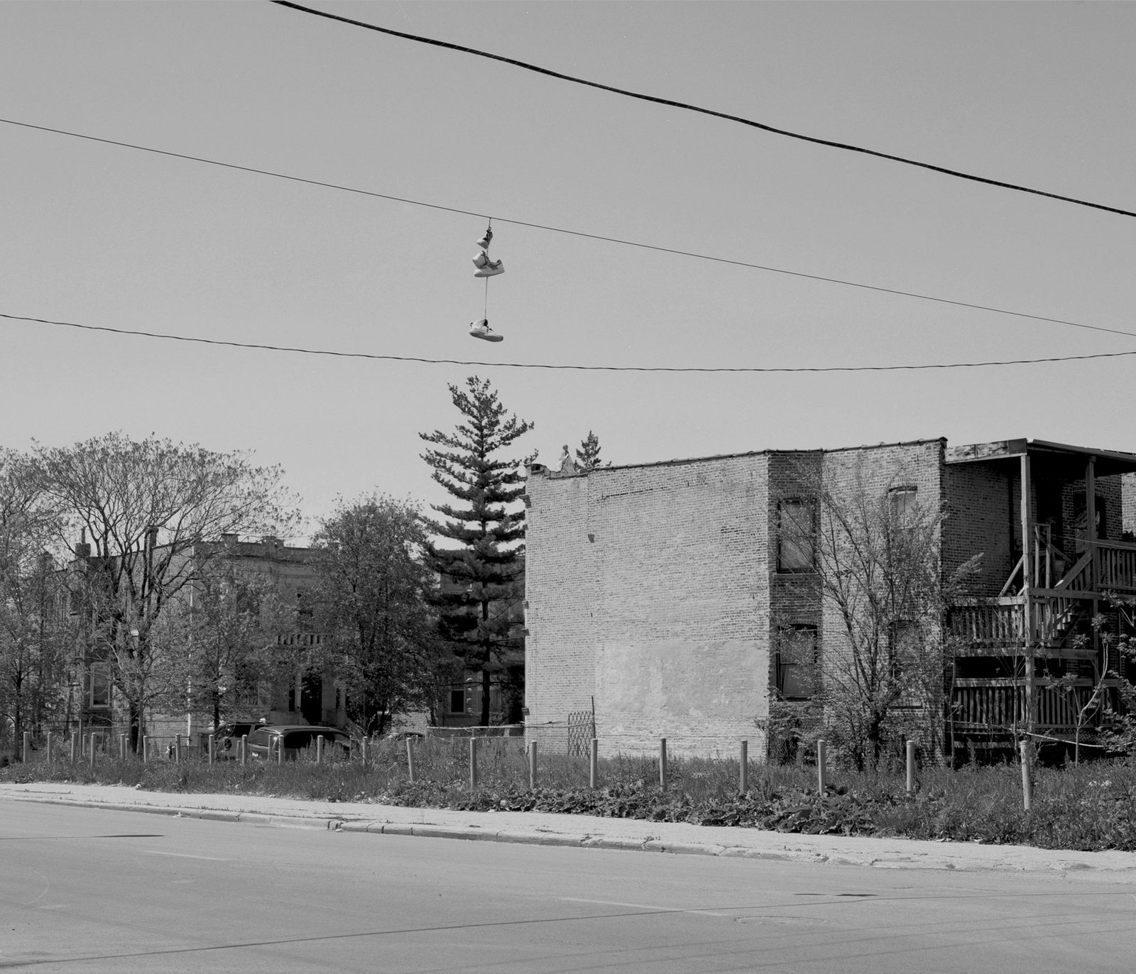 © Tori Ferenc - Shoes hanging on the wire, North Lawndale.