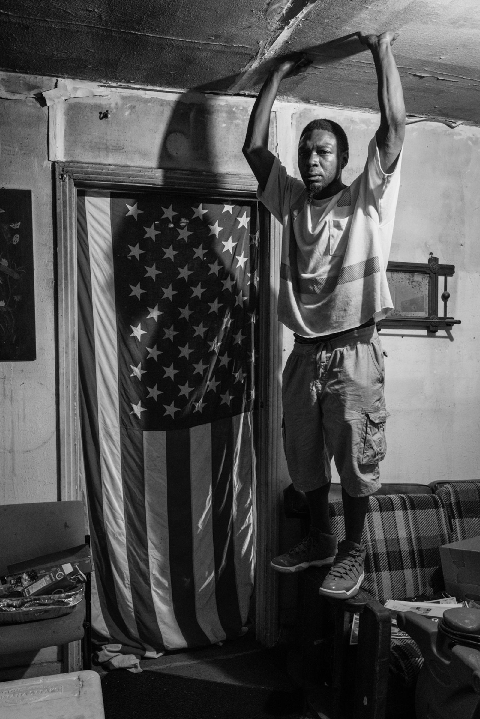 © Richard Sharum - “People” in his house. 2020.