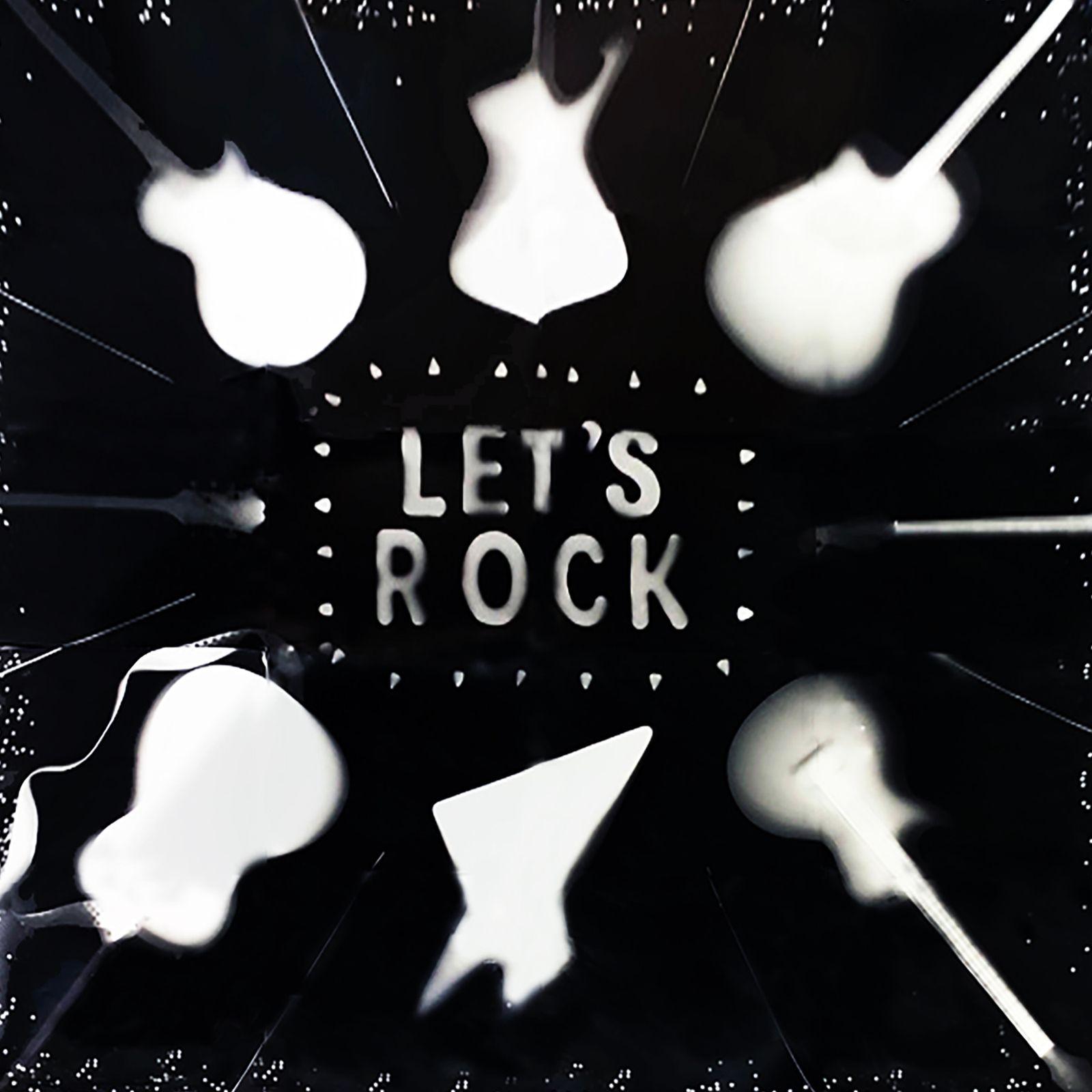 © Karen Amy Finkel Fishof - "Let's Rock" photogram 80"x80"