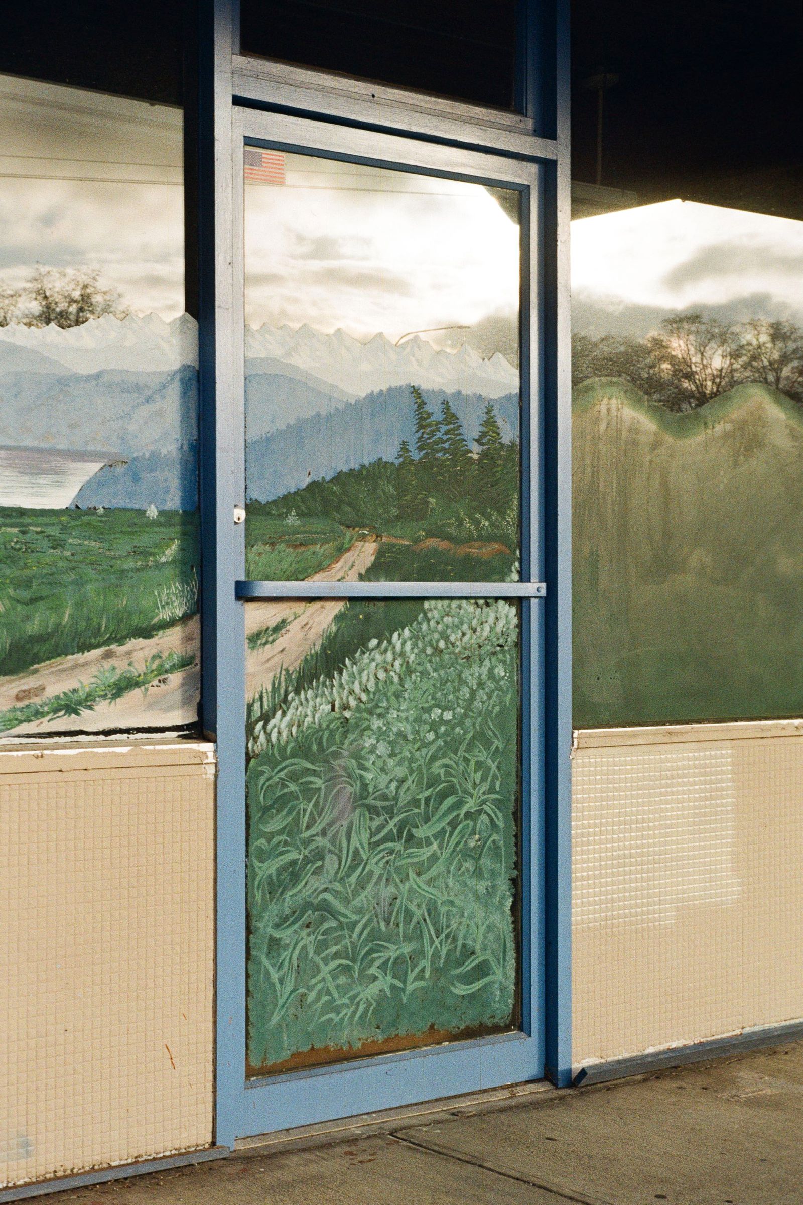 © Joshua H Phelps - Mural on Window and Door Panes | Stanwood, Washington