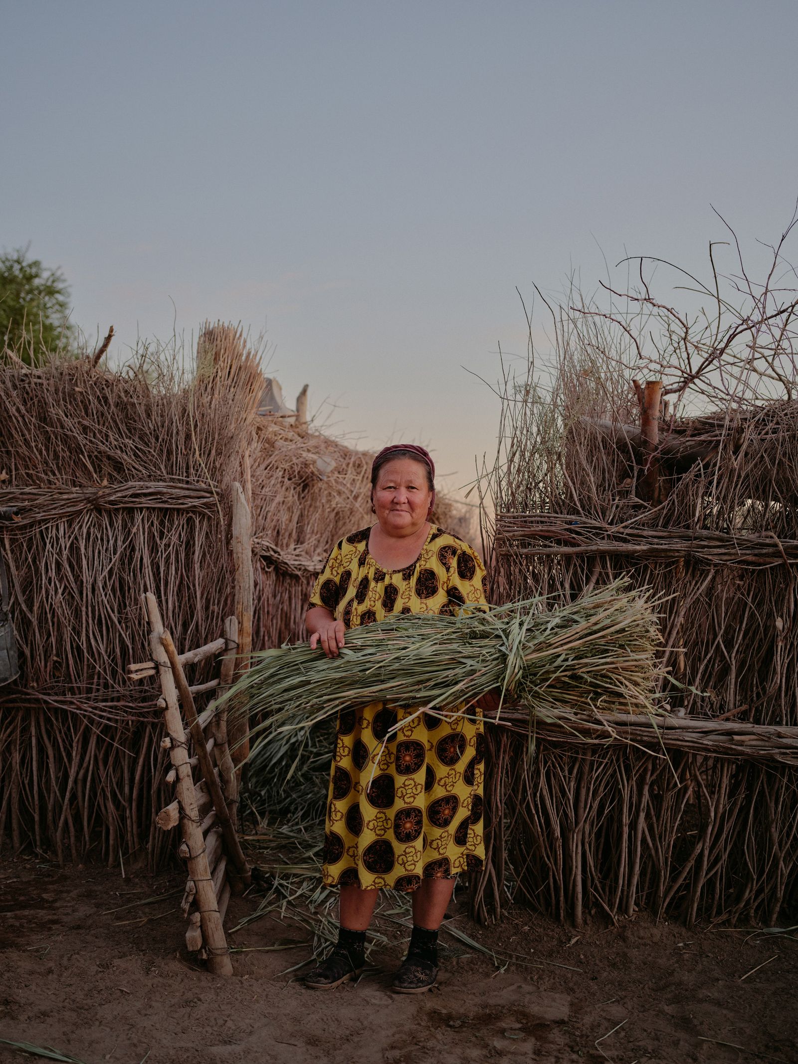 © Kristina Varaksina - Shirin-apa, the head of the family of shepherds (cho`pon in Uzbek) in the Shakhaman area.