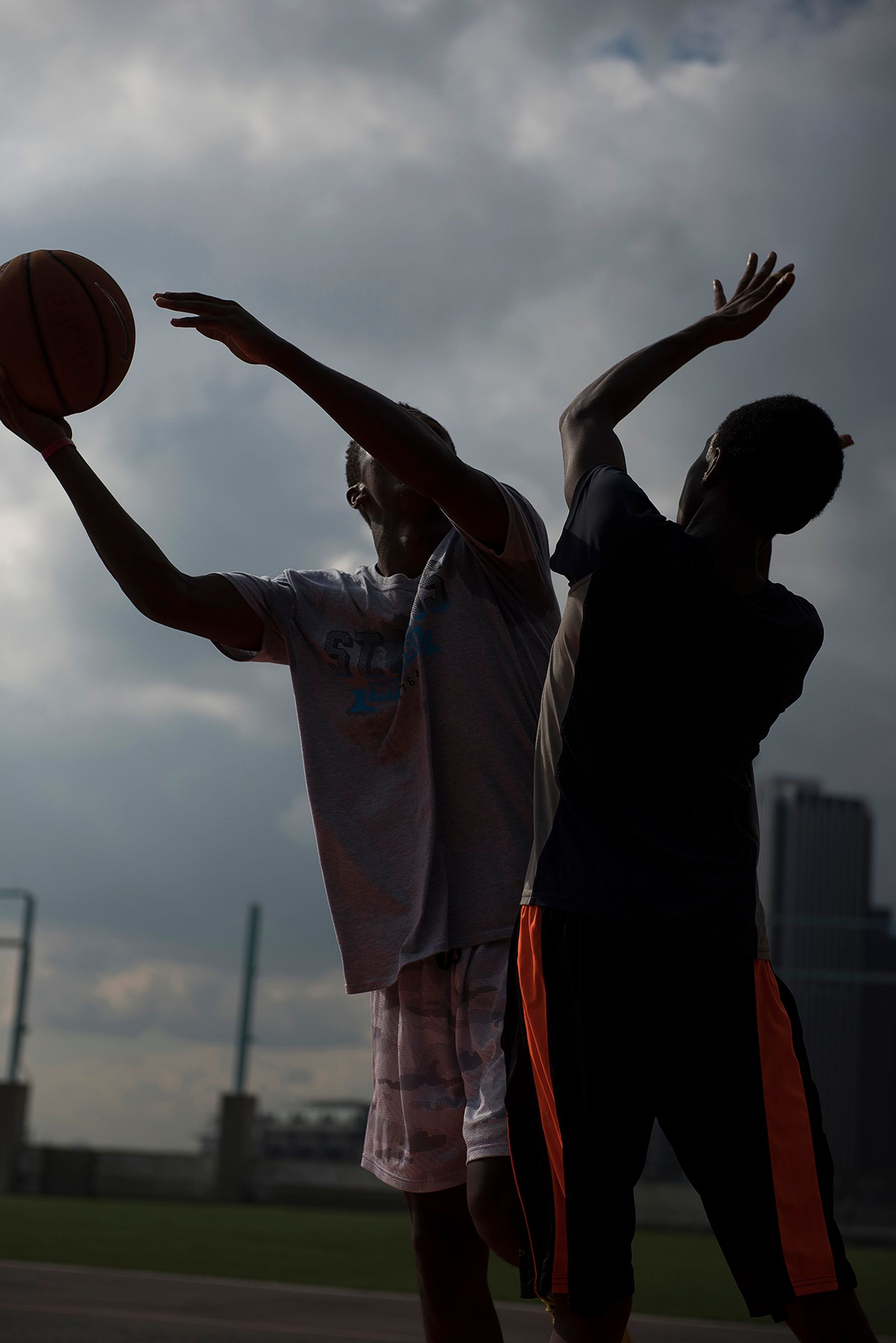 © Niké Dolman - Brooklyn basketball players, 2016