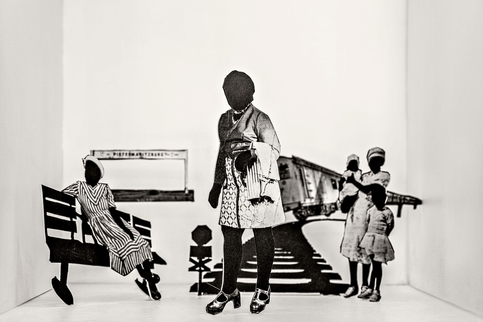 © Lebohang Kganye - You couldn’t stop the train in time, 2018