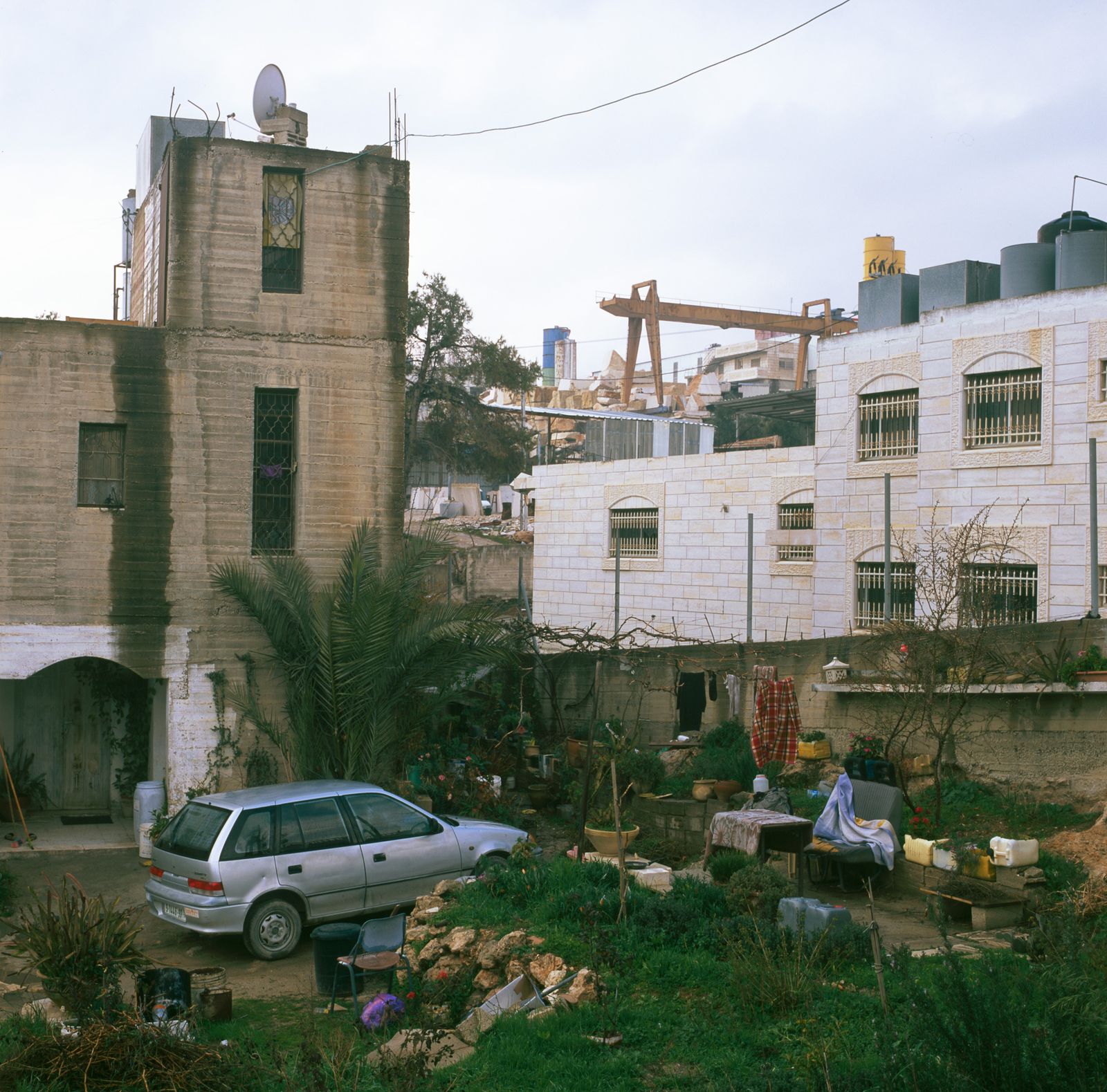 © Federico Busonero - Hebron, a marble factory adjacent to a home.
