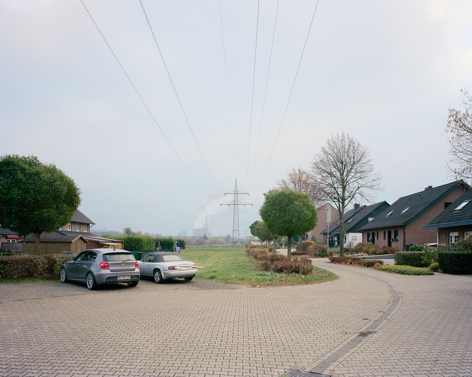© Pietro Viti - Residential area in Grevenbroich. A large part of the local population works in the lignite market.