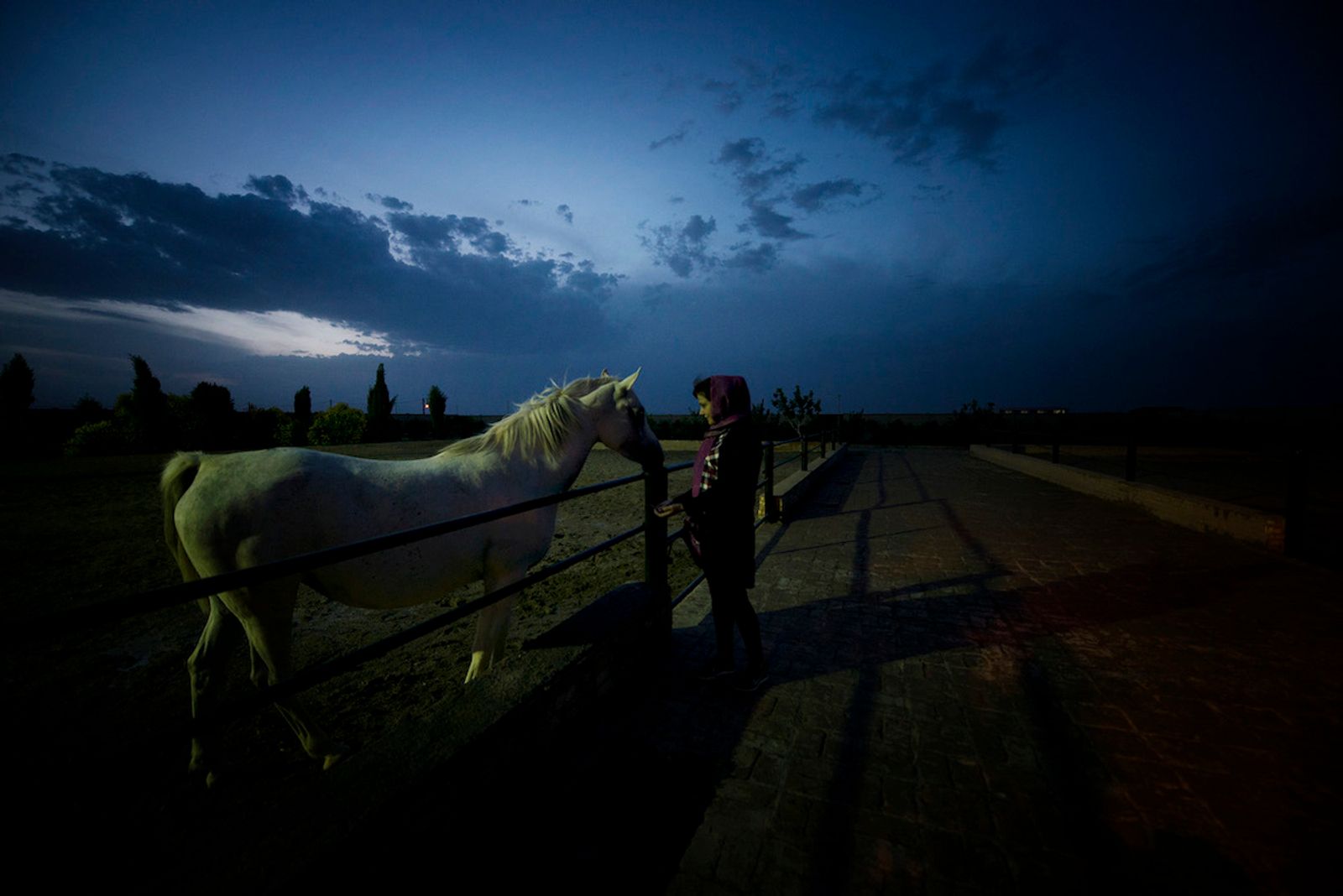 © Marjan Yazdi - Sogol, 27, horse lover. Since she was a small kid, she spent most of her free time with the horses.