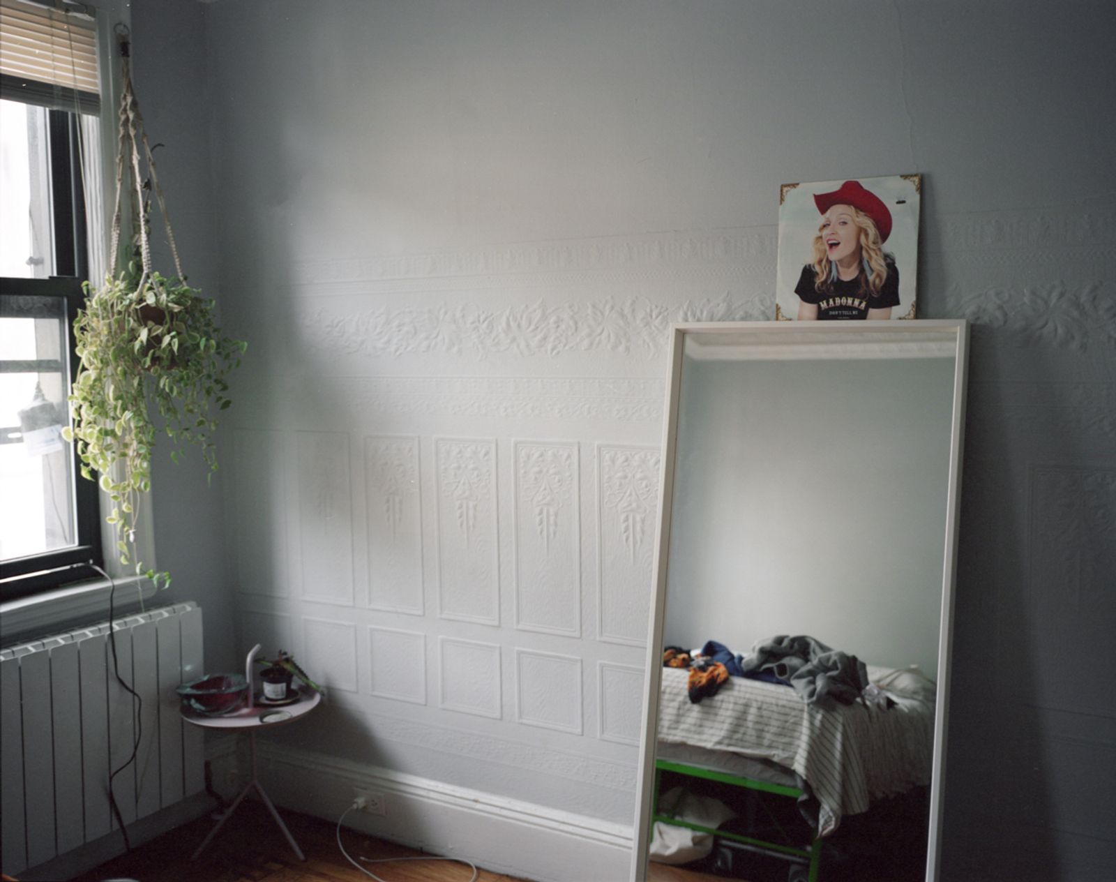 © Gili Benita - Eyal and Sam's, empty bedroom after they both went for a bike ride. Ridgewood, NYC, May 24th 2020