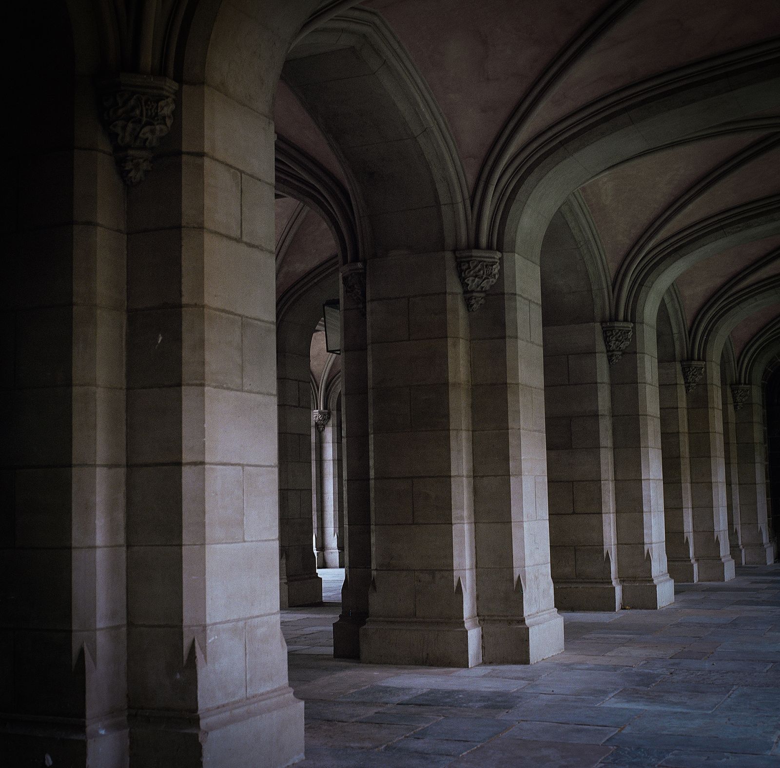 © Erin Lee - Pillars of Melbourne University, for which the foundations were laid on 3 July 1854. Melbourne, Victoria.