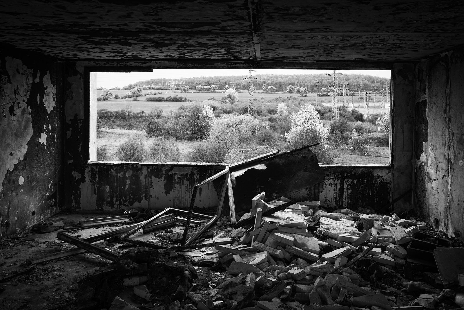 © Jana Plavec - A view from the abandoned house.