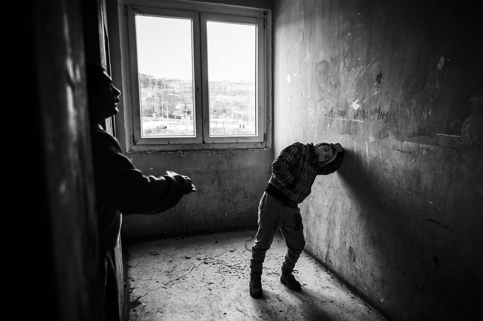 © Jana Plavec - Children playing games in one of the block of flats.