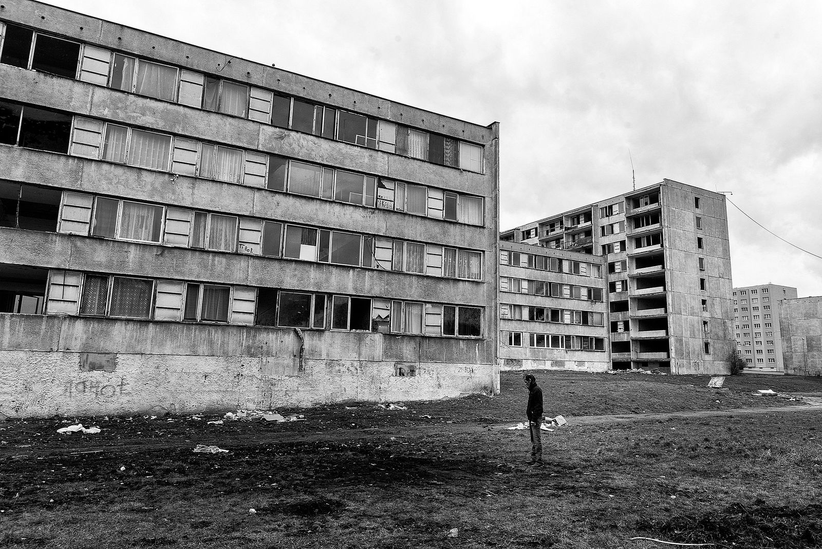 © Jana Plavec - Popik standing in front of the site.