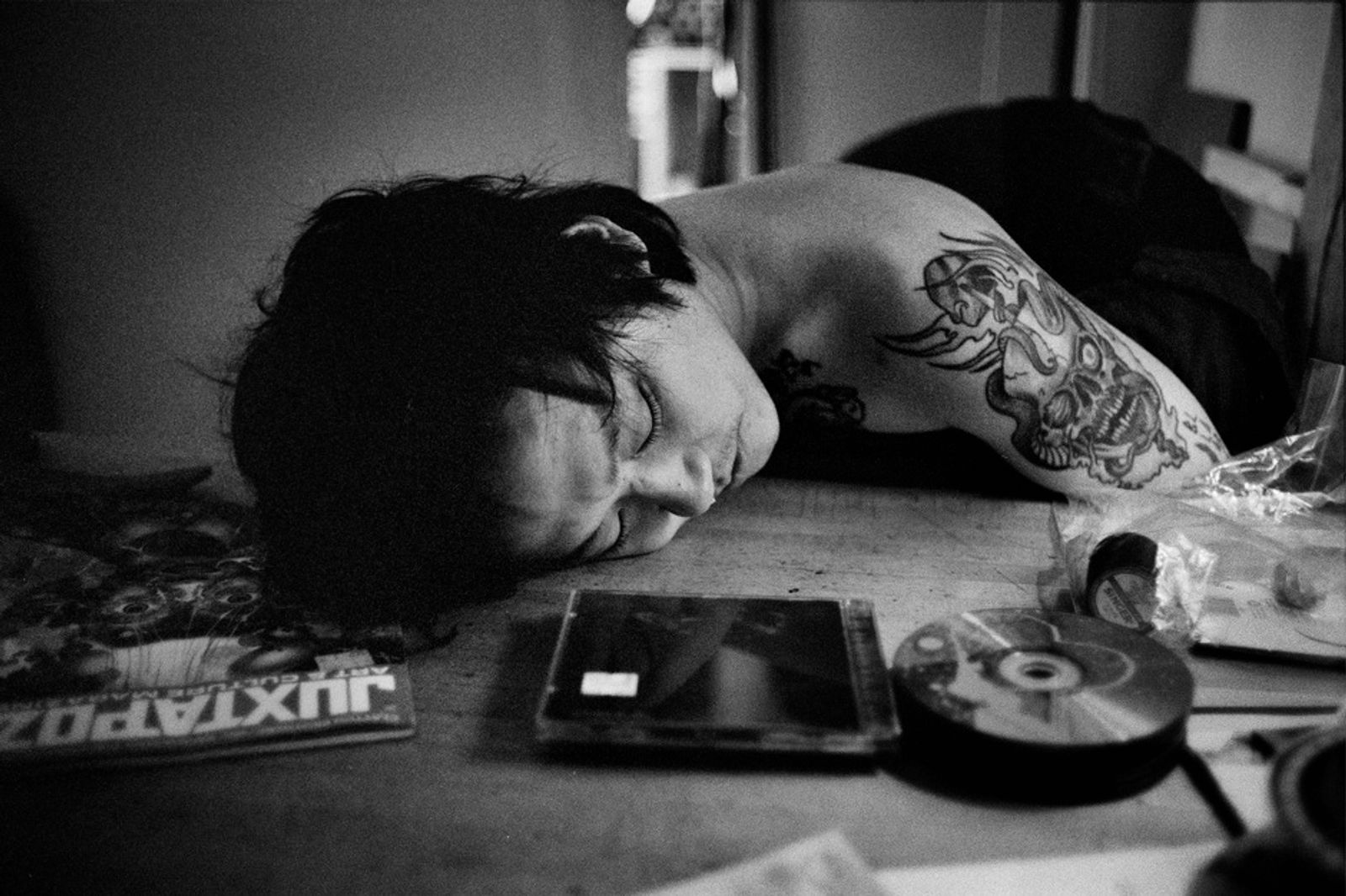 © Julie Glassberg - Mikey sleeping at his place.Brooklyn, NY.